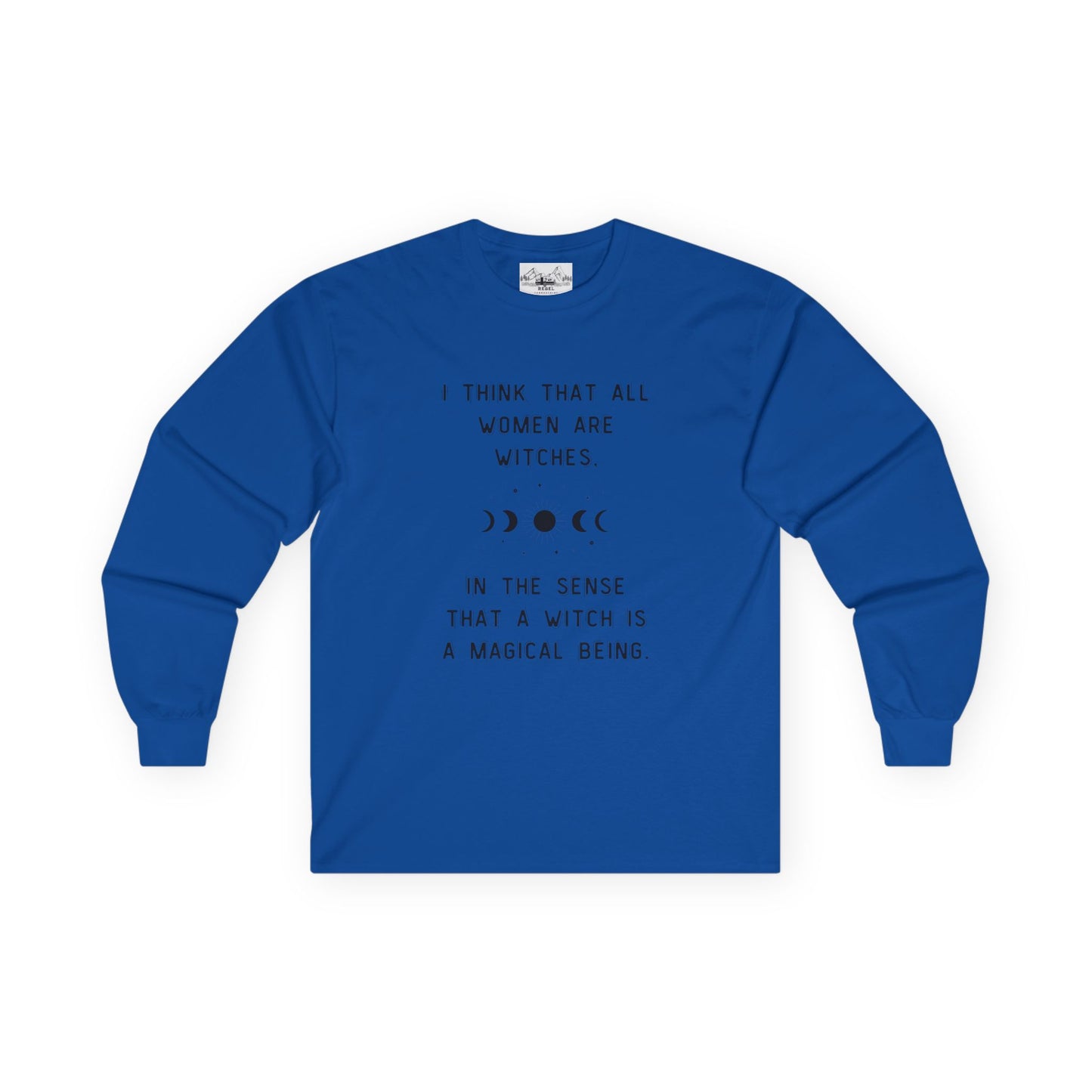 Empowered Witch Long-Sleeve Tee - Phases of the Moon