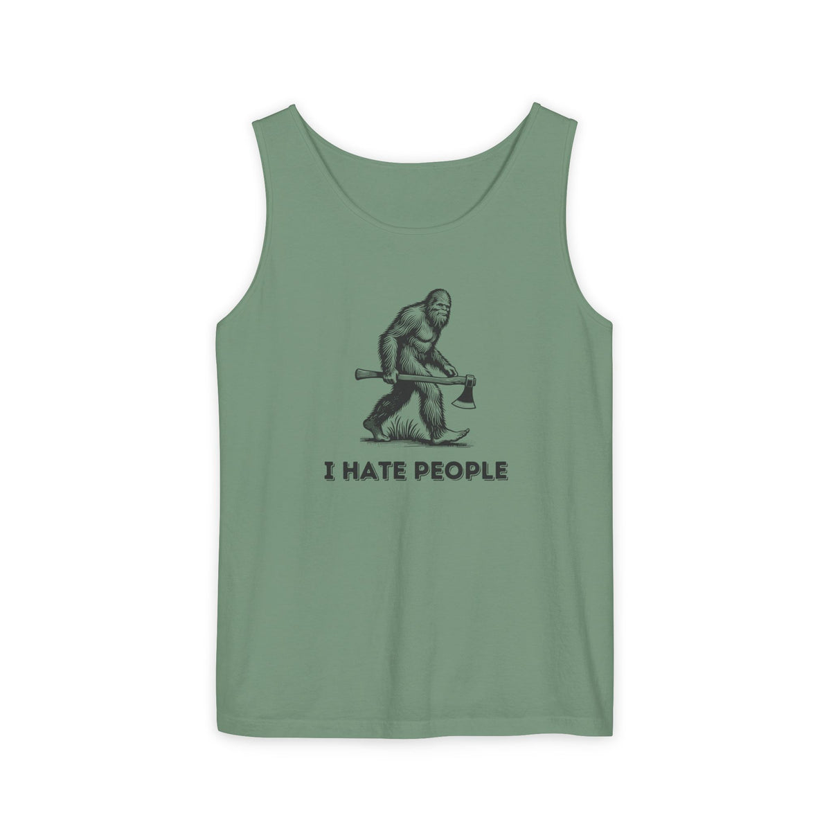 I Hate People – Bigfoot Unisex Jersey Tank