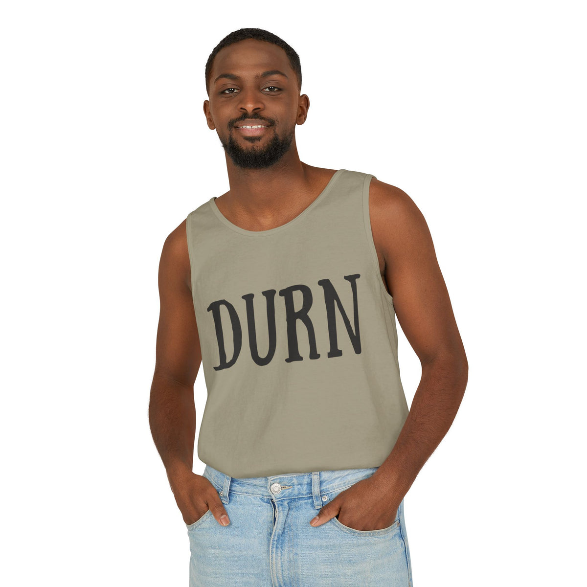 DURN Southern Slang Garment-Dyed Tank Top