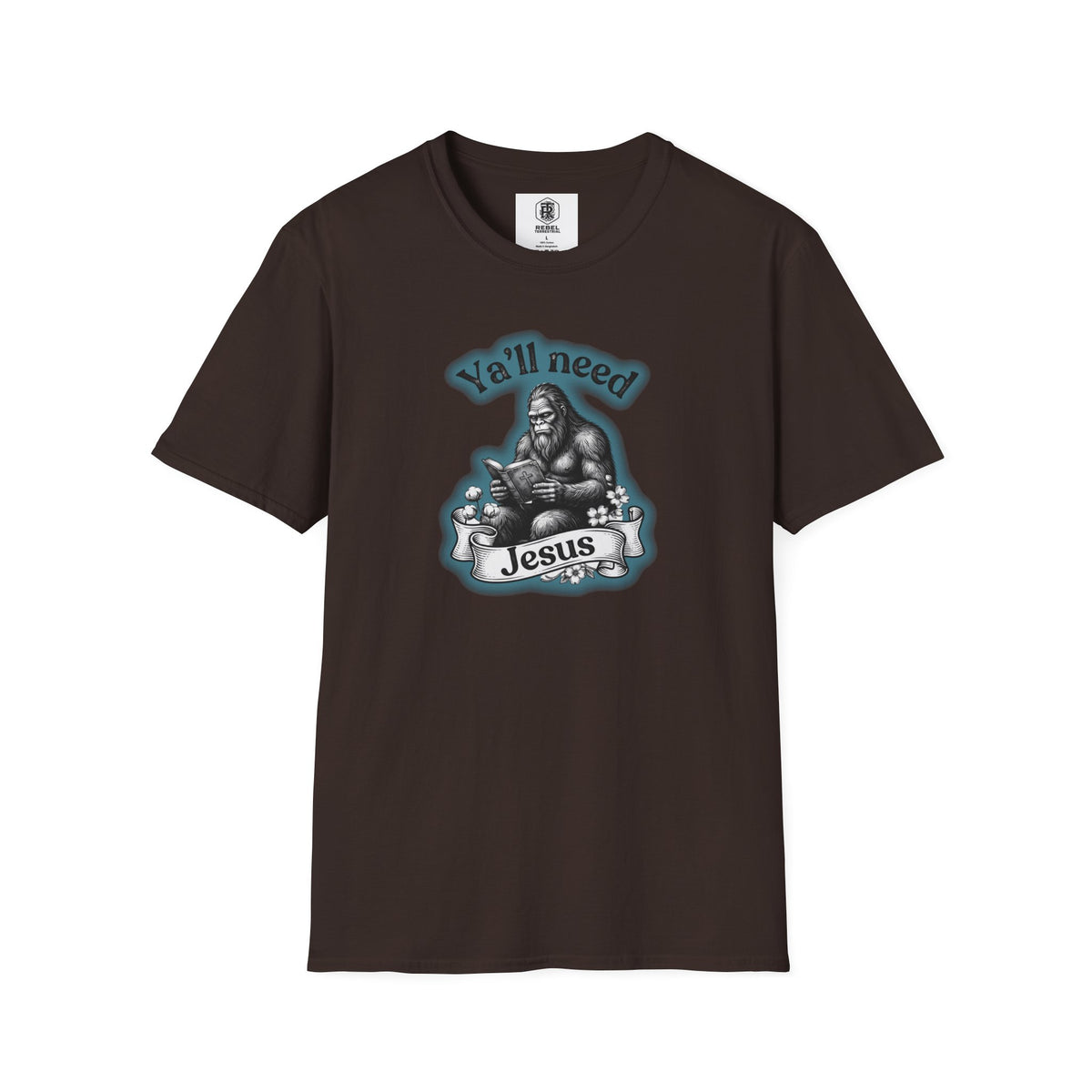 Y’all Need Jesus Bigfoot Unisex Softstyle T-Shirt