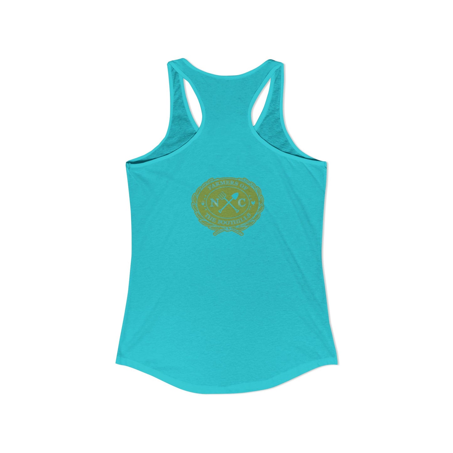 NC Farmers of the Foothills "Find Me at the Farmers Market" Racerback Tank Top