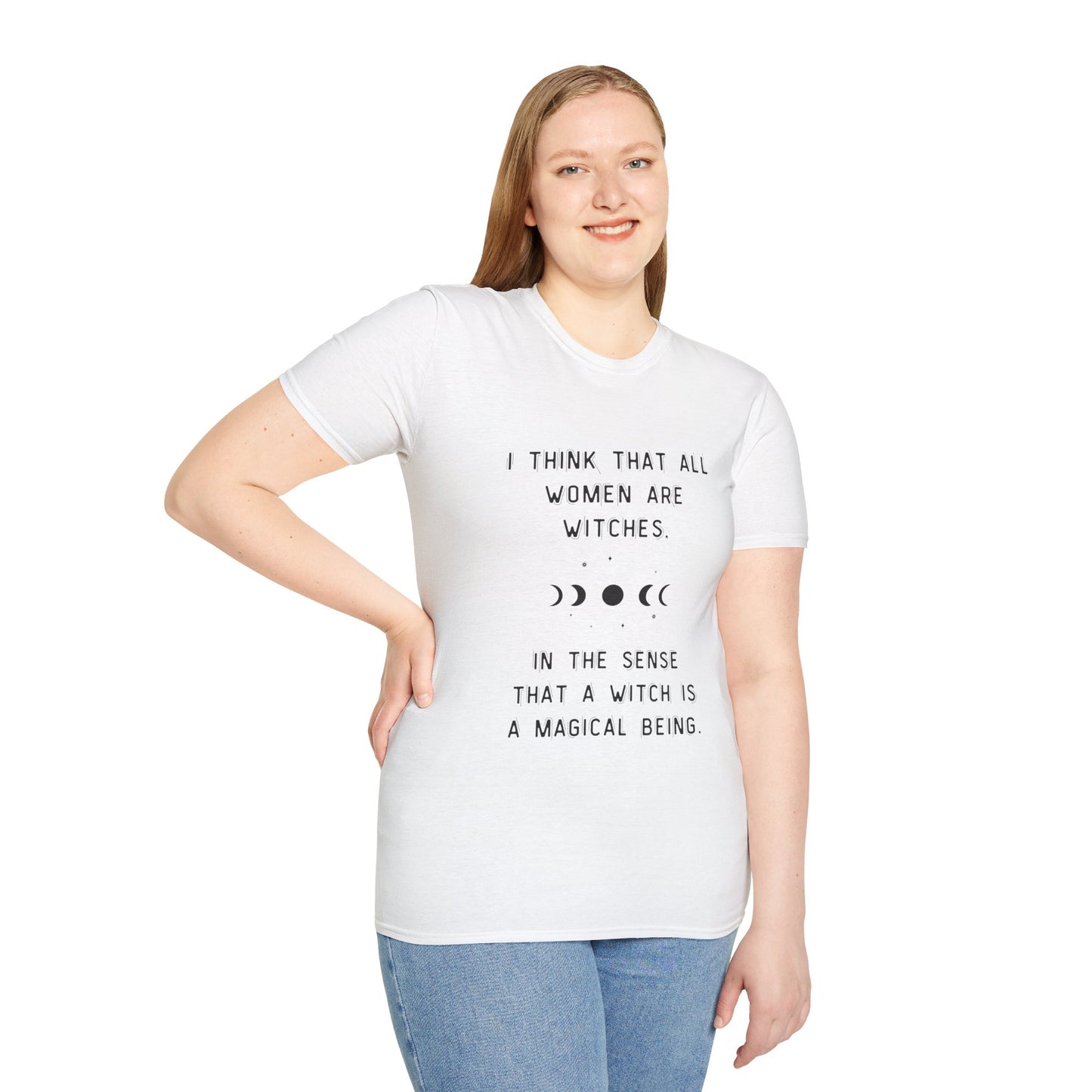 I Believe All Women Are Witches T-Shirt - Phases of the Moon