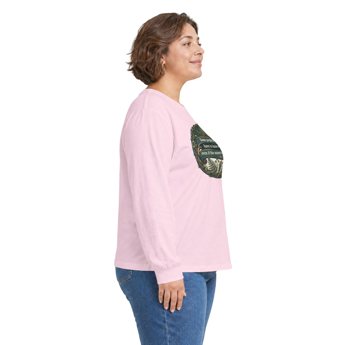 Ruth Stout Quote – Unisex Long Sleeve Tee
