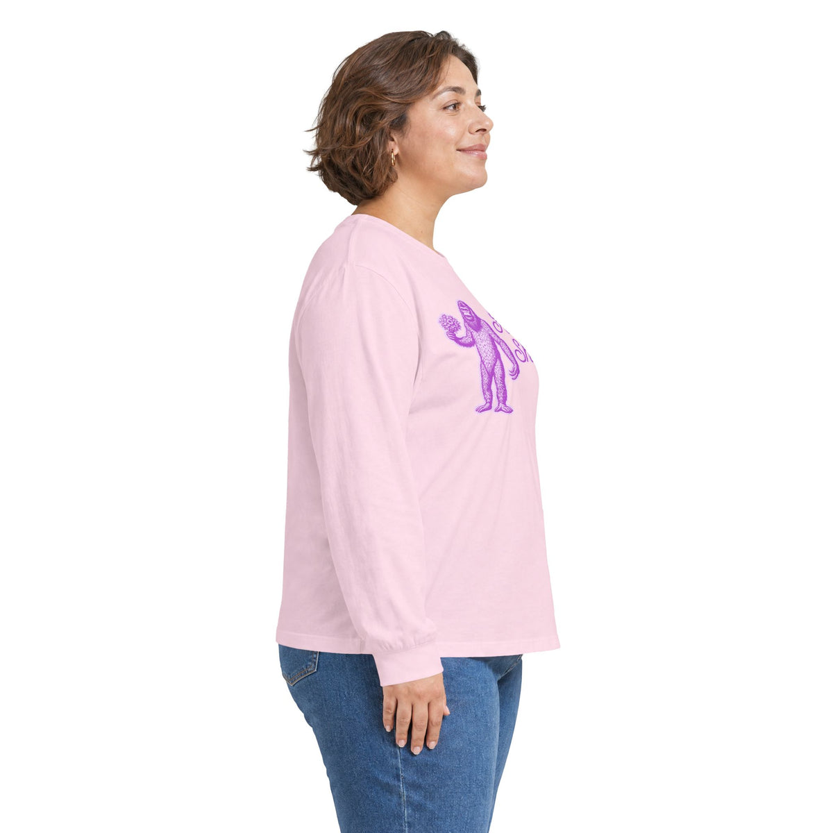 Hey Shuga Bigfoot Unisex Long Sleeve Tee