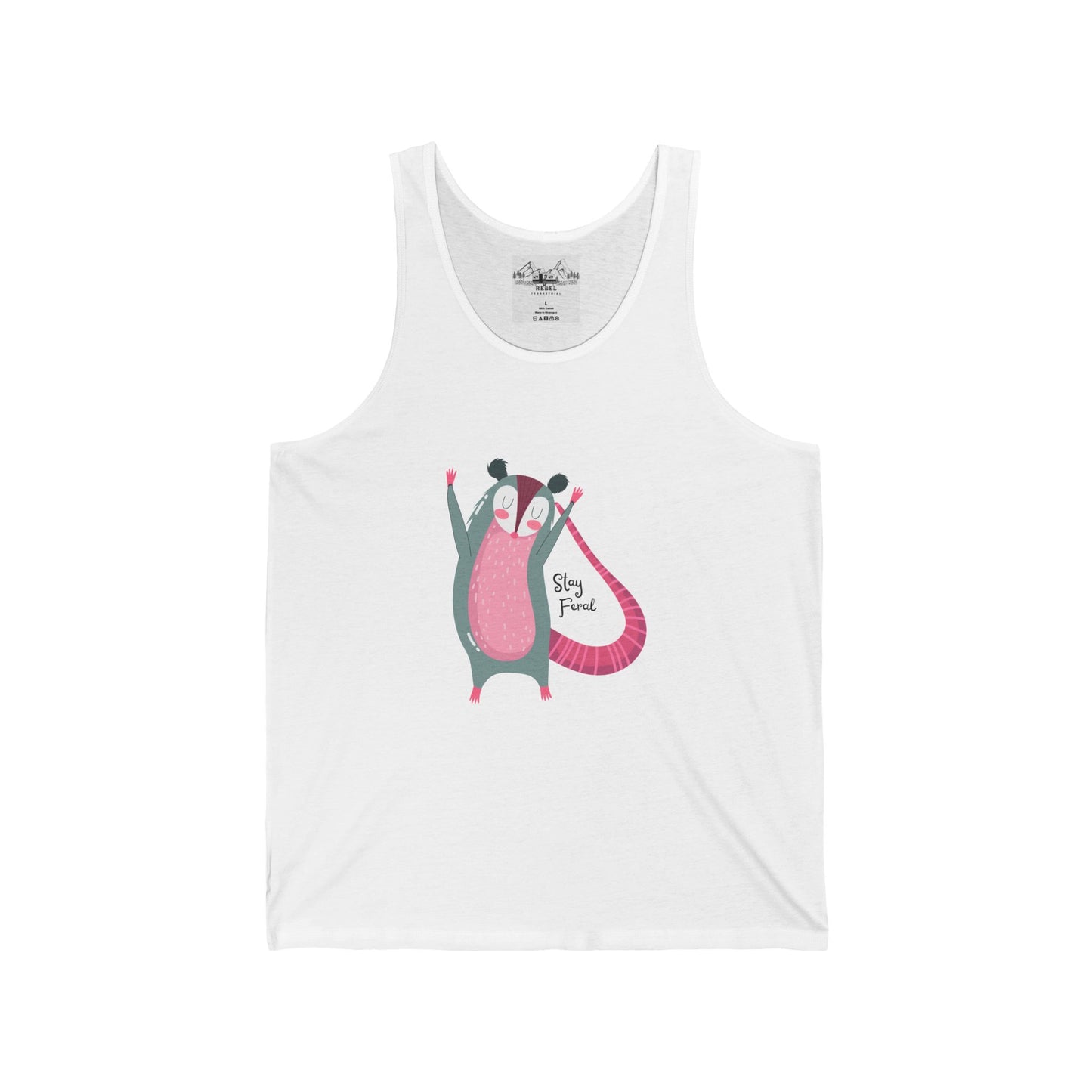 Stay Feral – Unisex Jersey Tank