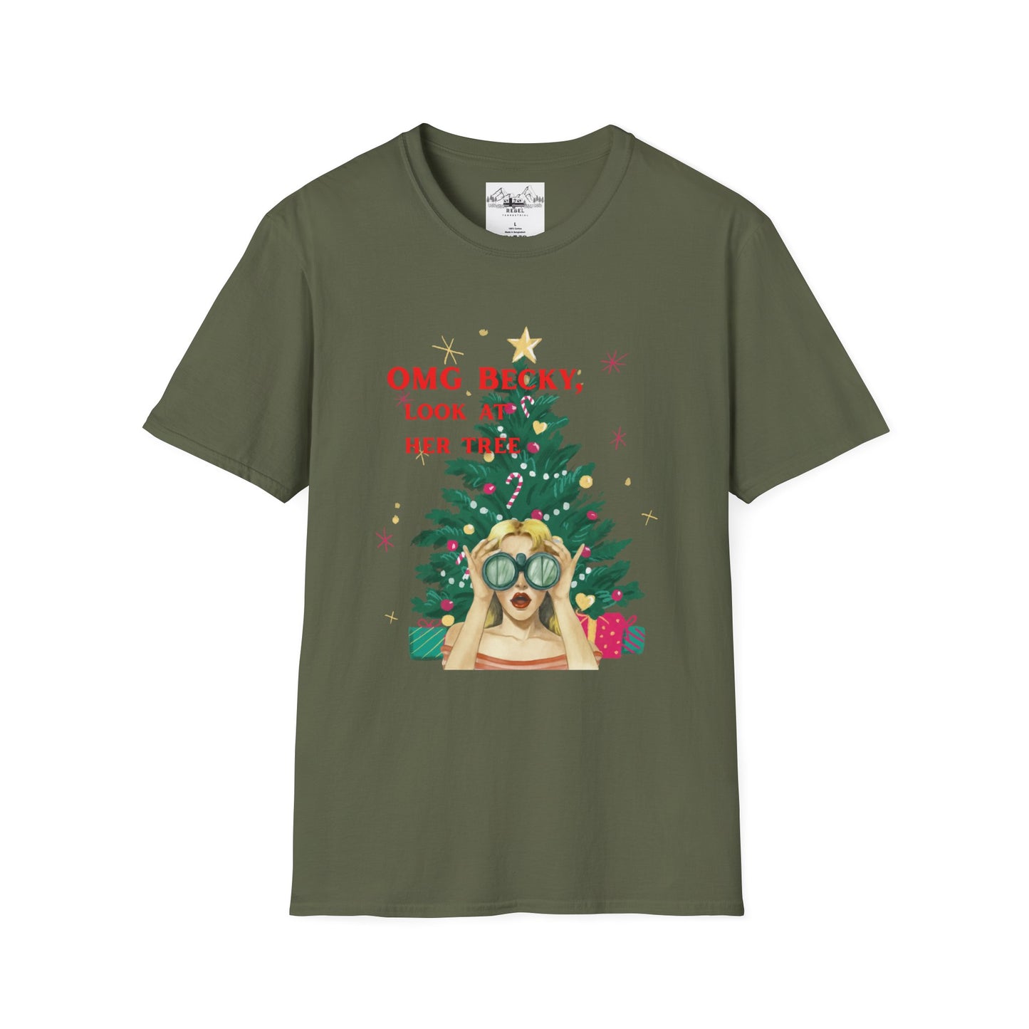 OMG Becky, Look at Her Tree - Vintage Holiday Rap Tee