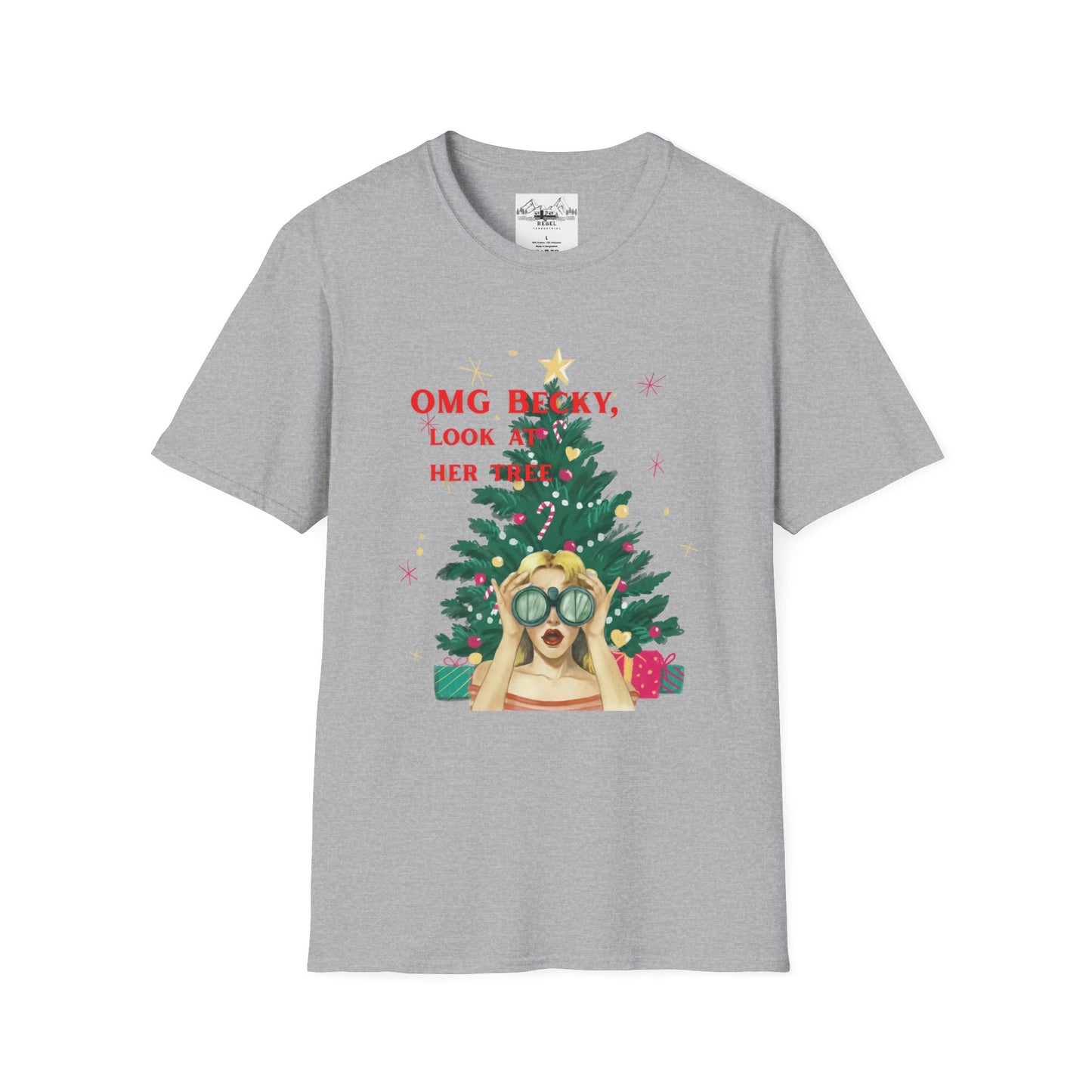 OMG Becky, Look at Her Tree - Vintage Holiday Rap Tee
