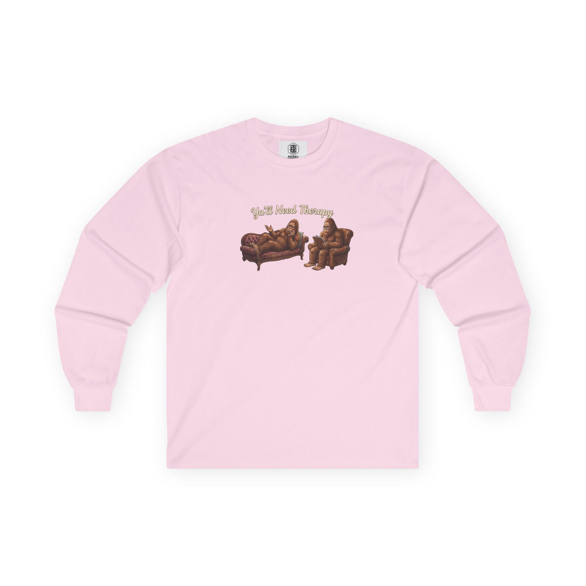 Y’all Need Therapy Bigfoot Long Sleeve Tee