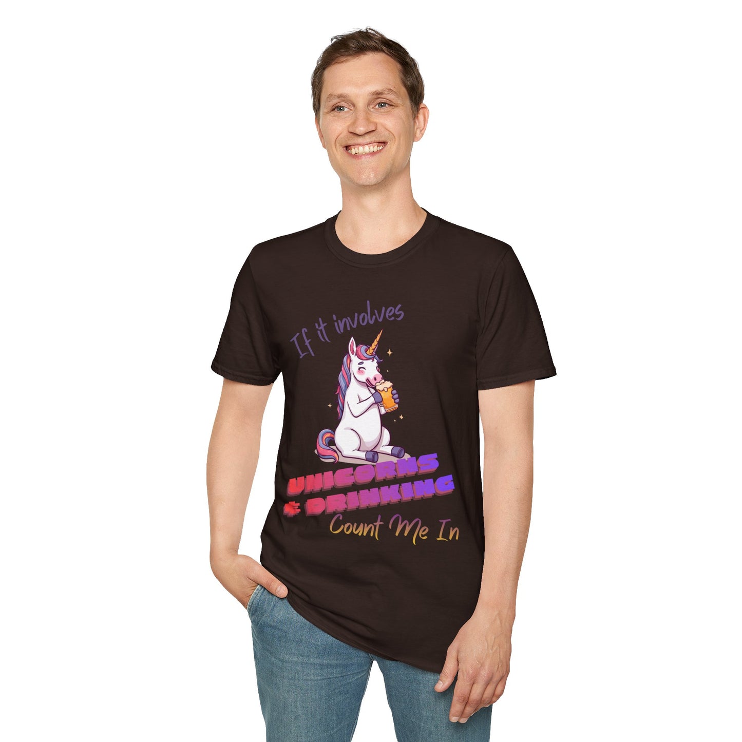 Unicorns & Drinking Graphic Tee