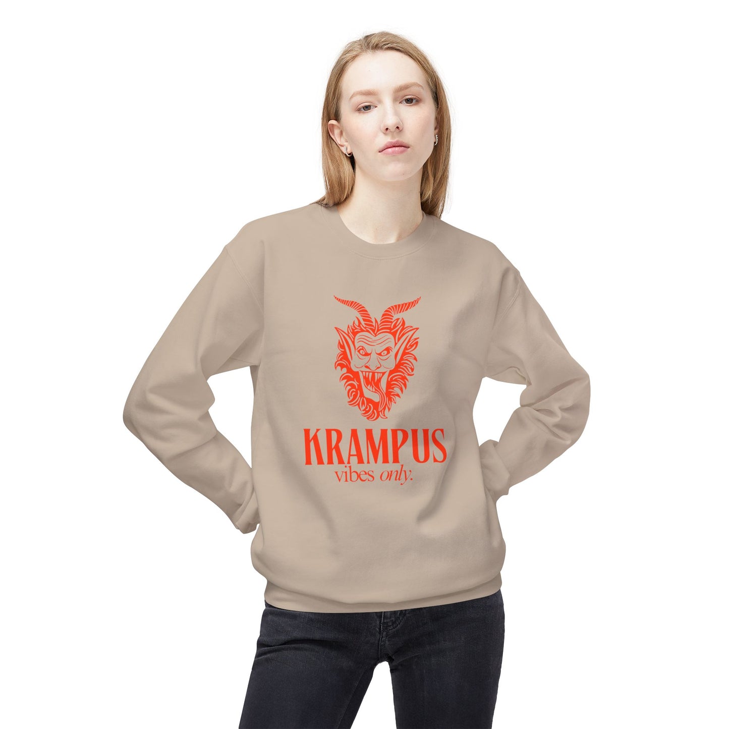 KRAMPUS Vibes Only Vintage Crewneck Sweatshirt