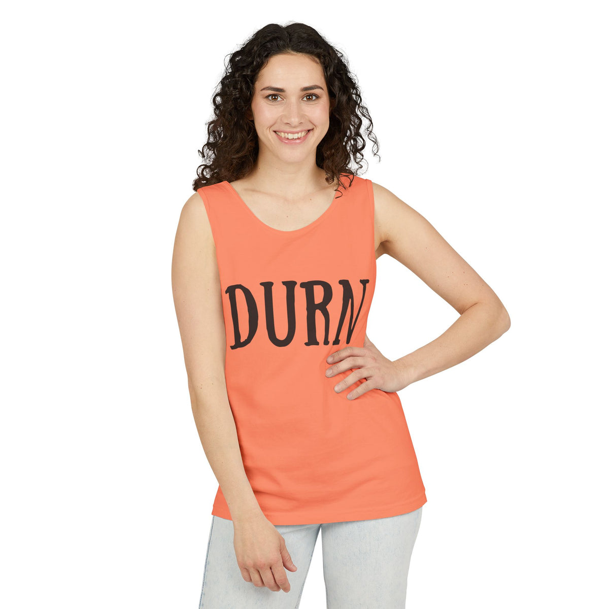 DURN Southern Slang Garment-Dyed Tank Top