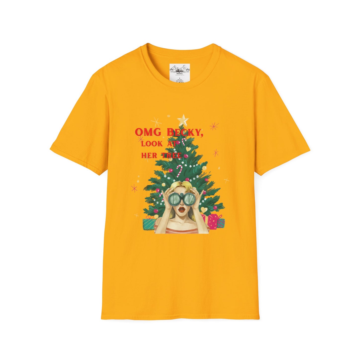 OMG Becky, Look at Her Tree - Vintage Holiday Rap Tee