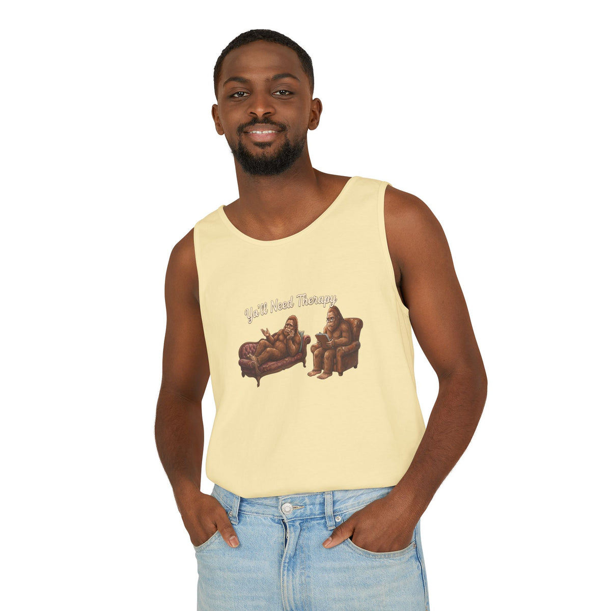 Y’all Need Therapy Bigfoot Tank Top