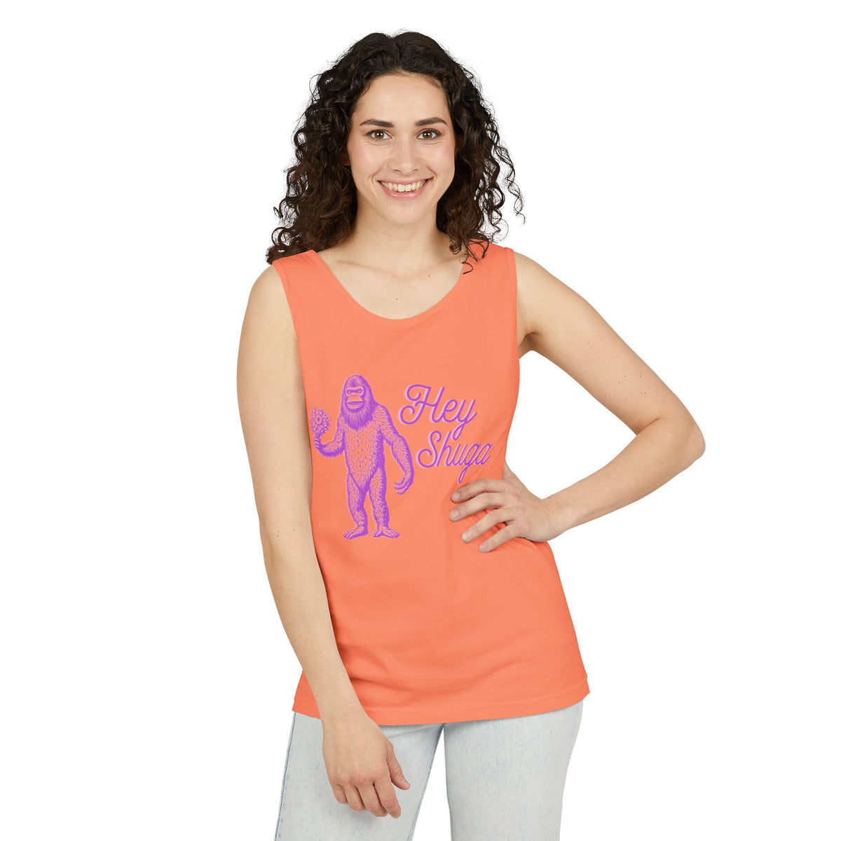 Hey Shuga Bigfoot Unisex Tank Top