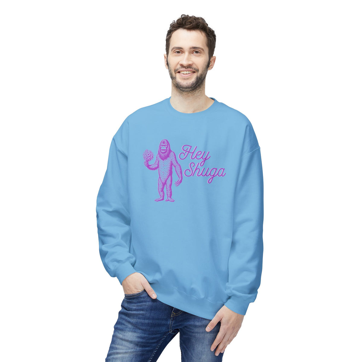 Hey Shuga Bigfoot Crewneck Sweatshirt