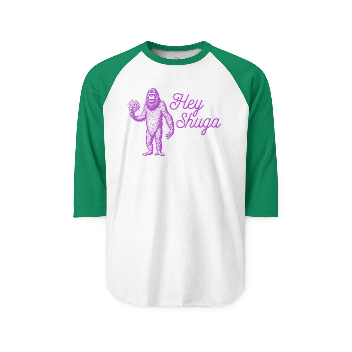 Hey Shuga Bigfoot Raglan Shirt