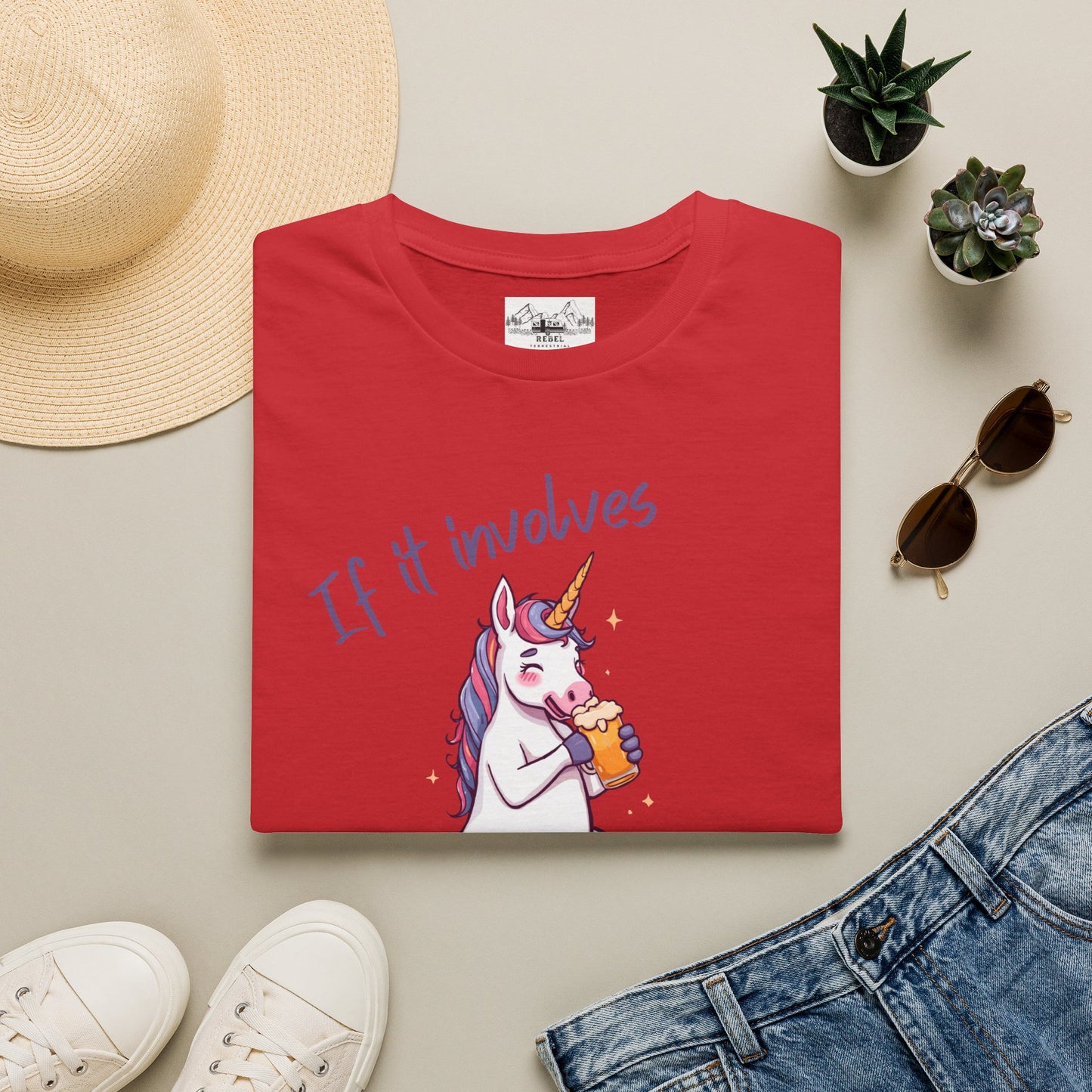 Unicorns & Drinking Graphic Tee