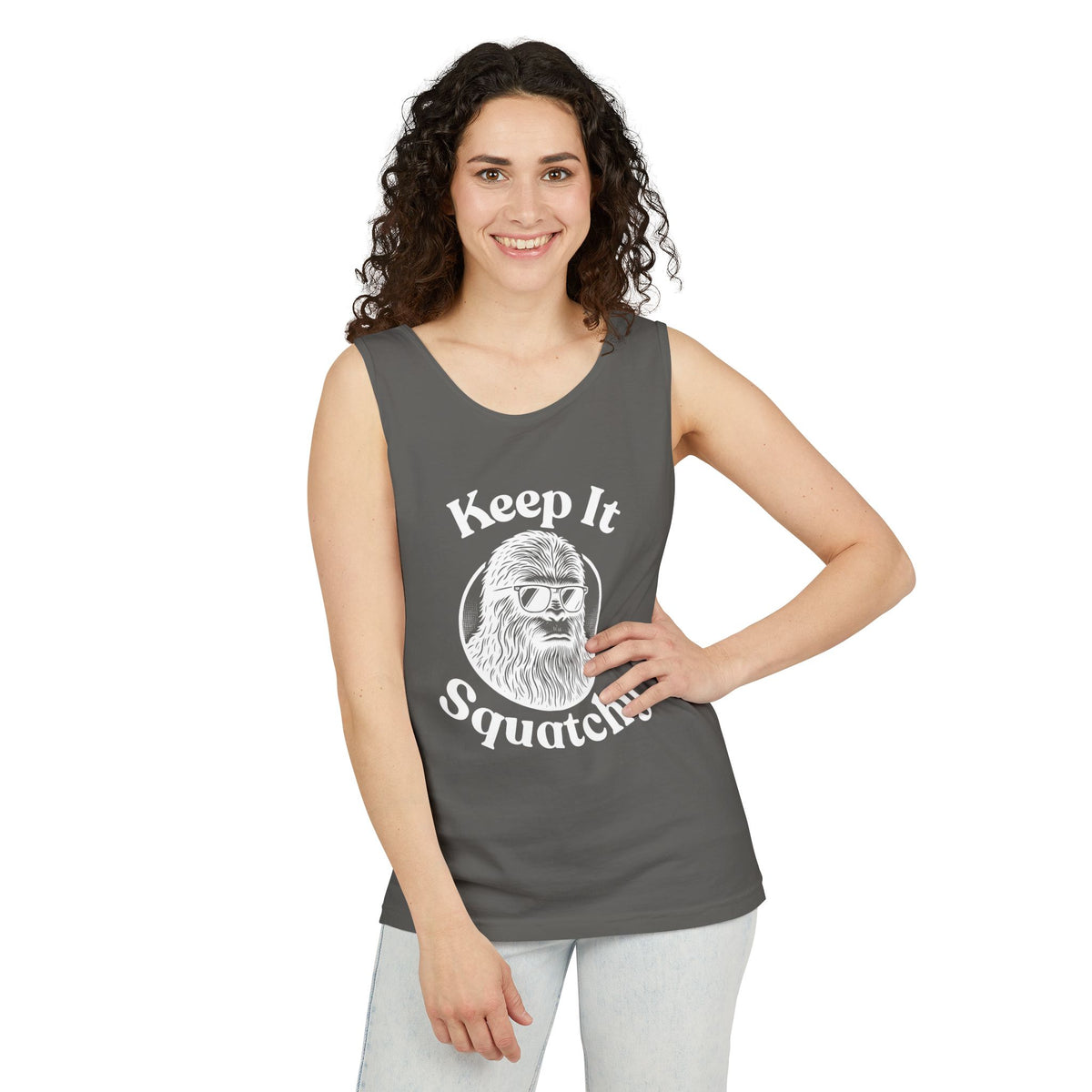 Keep It Squatchy Bigfoot Unisex Tank Top