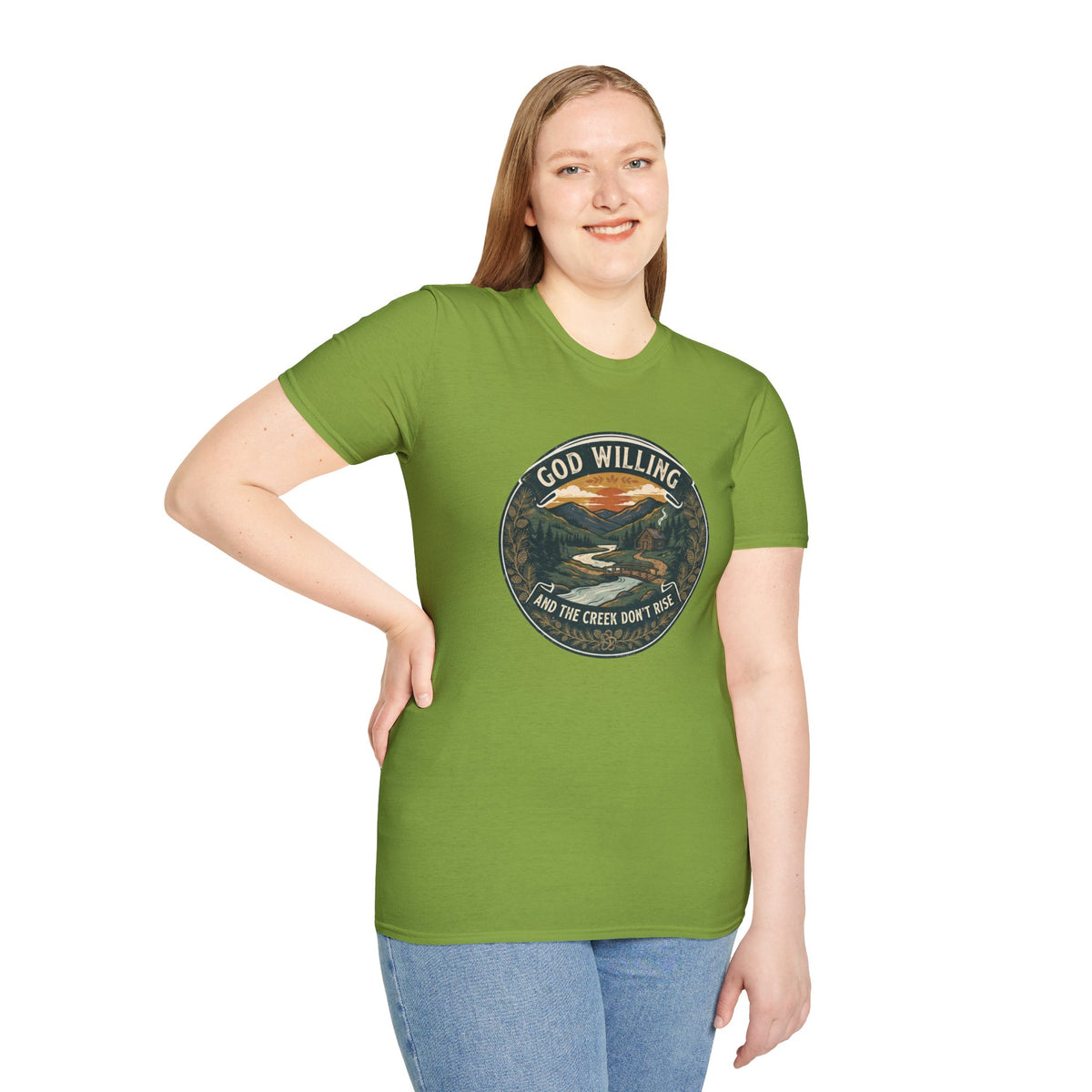 Creek Don't Rise Appalachian Motto T-Shirt