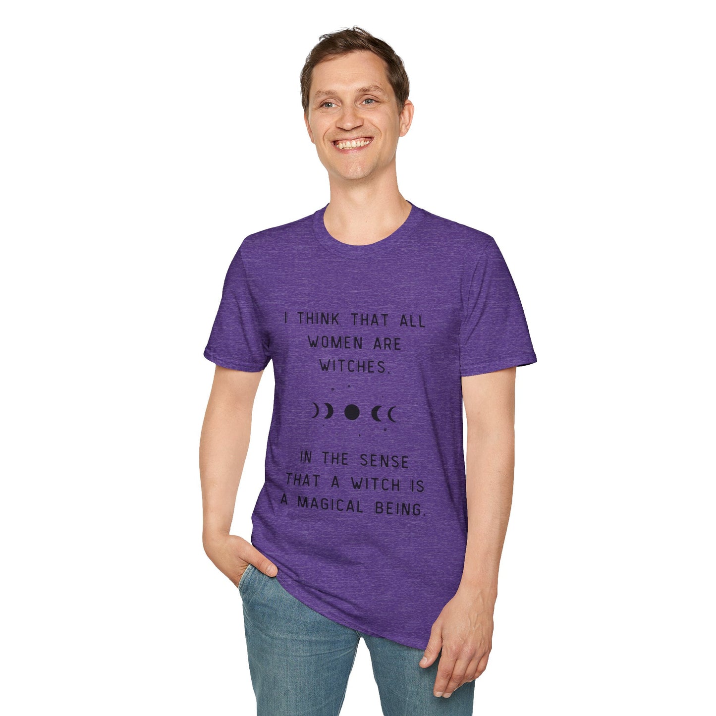 I Believe All Women Are Witches T-Shirt - Phases of the Moon