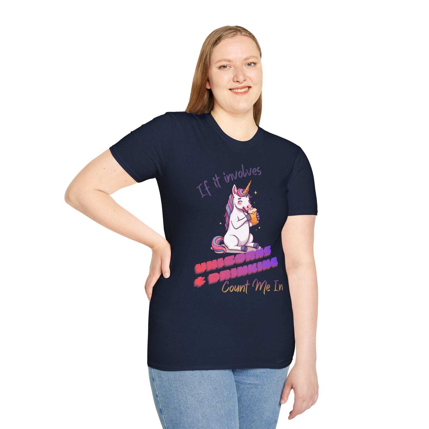 Unicorns & Drinking Graphic Tee