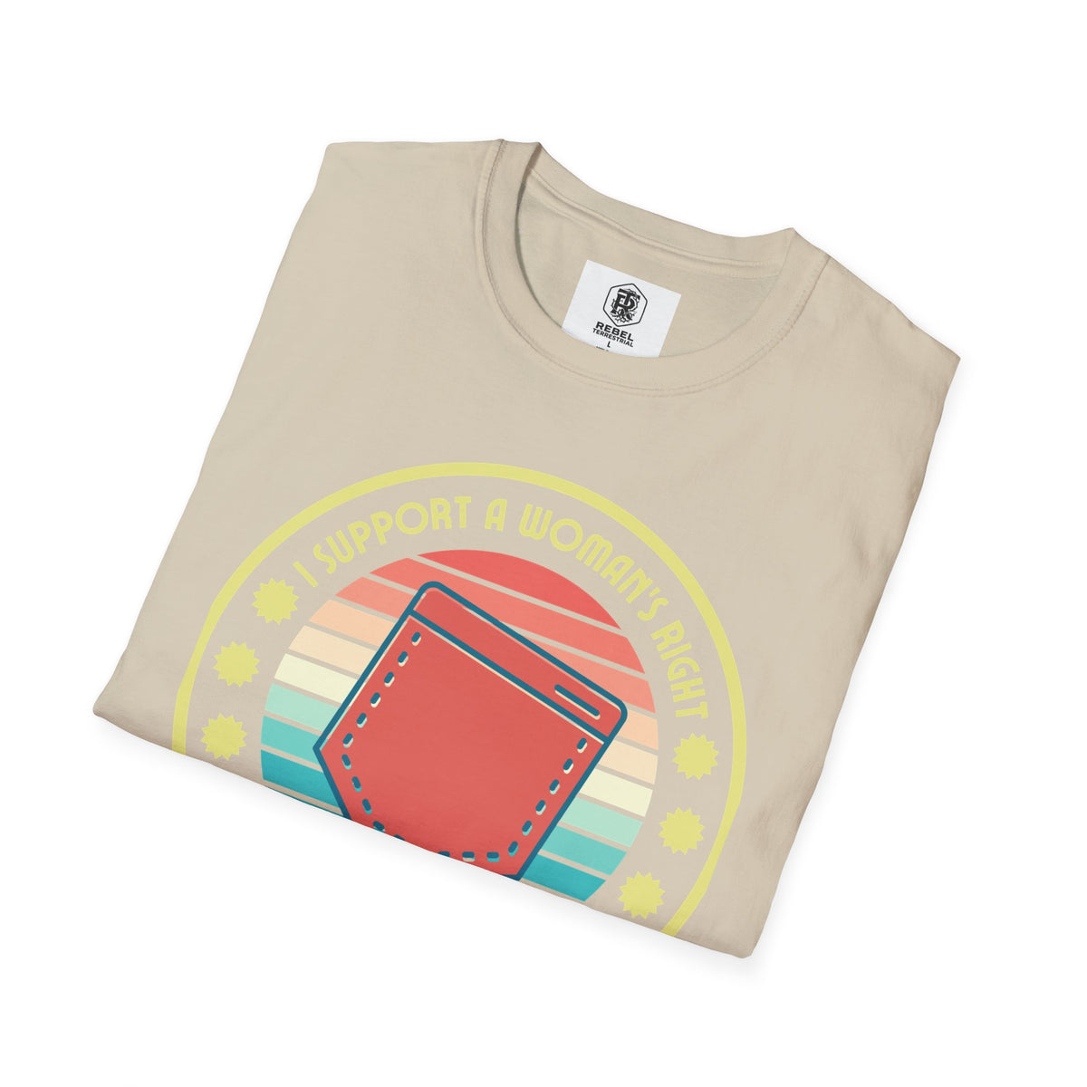I Support a Woman’s Right to Have Pockets – Retro T-Shirt