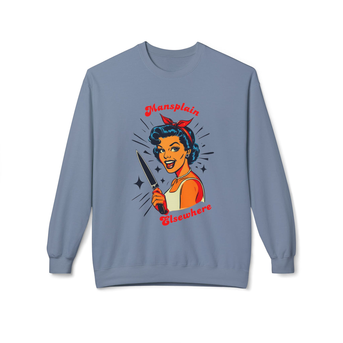 Mansplain Elsewhere Crewneck Sweatshirt