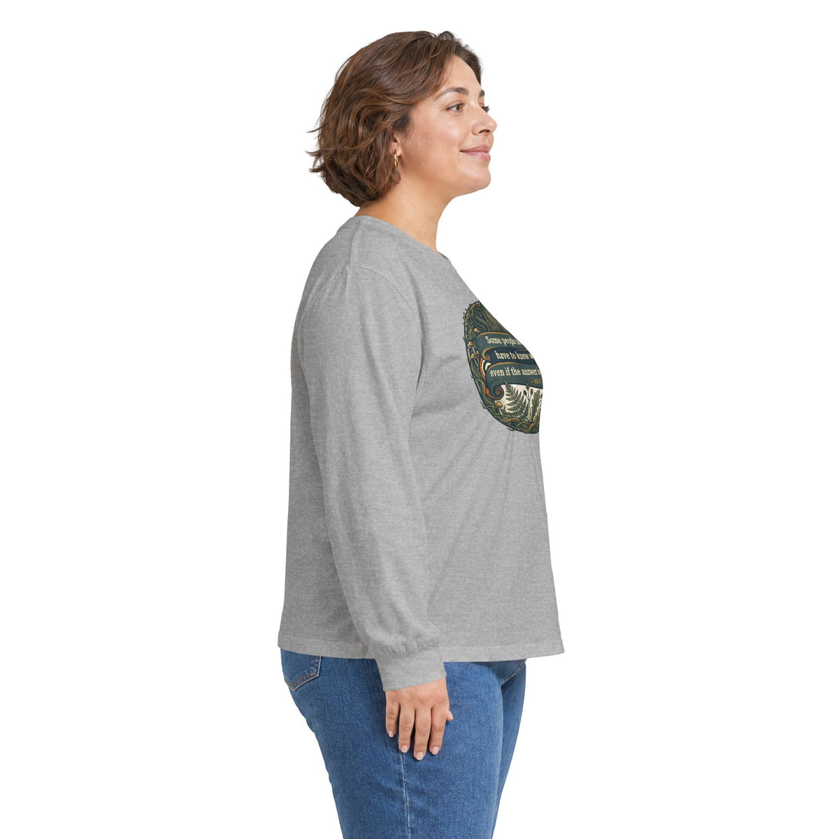 Ruth Stout Quote – Unisex Long Sleeve Tee