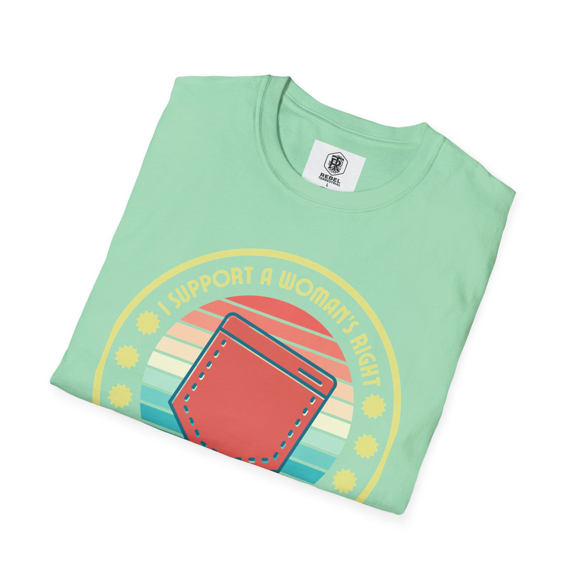 I Support a Woman’s Right to Have Pockets – Retro T-Shirt