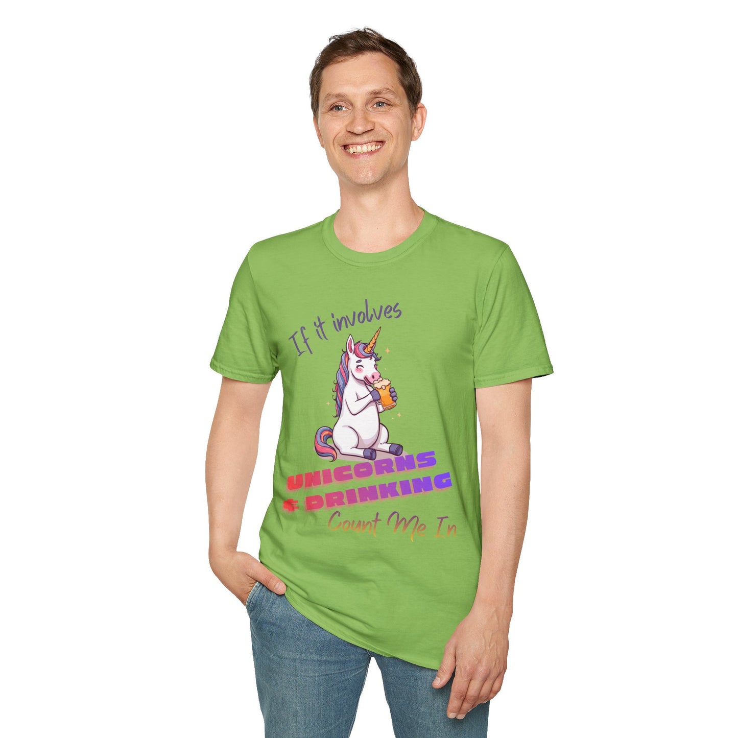 Unicorns & Drinking Graphic Tee