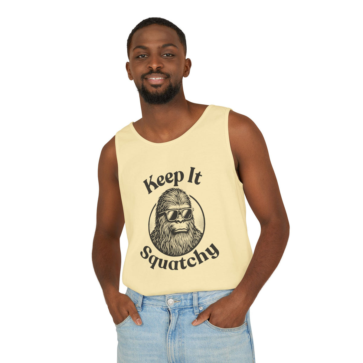 Keep It Squatchy Bigfoot Unisex Tank Top