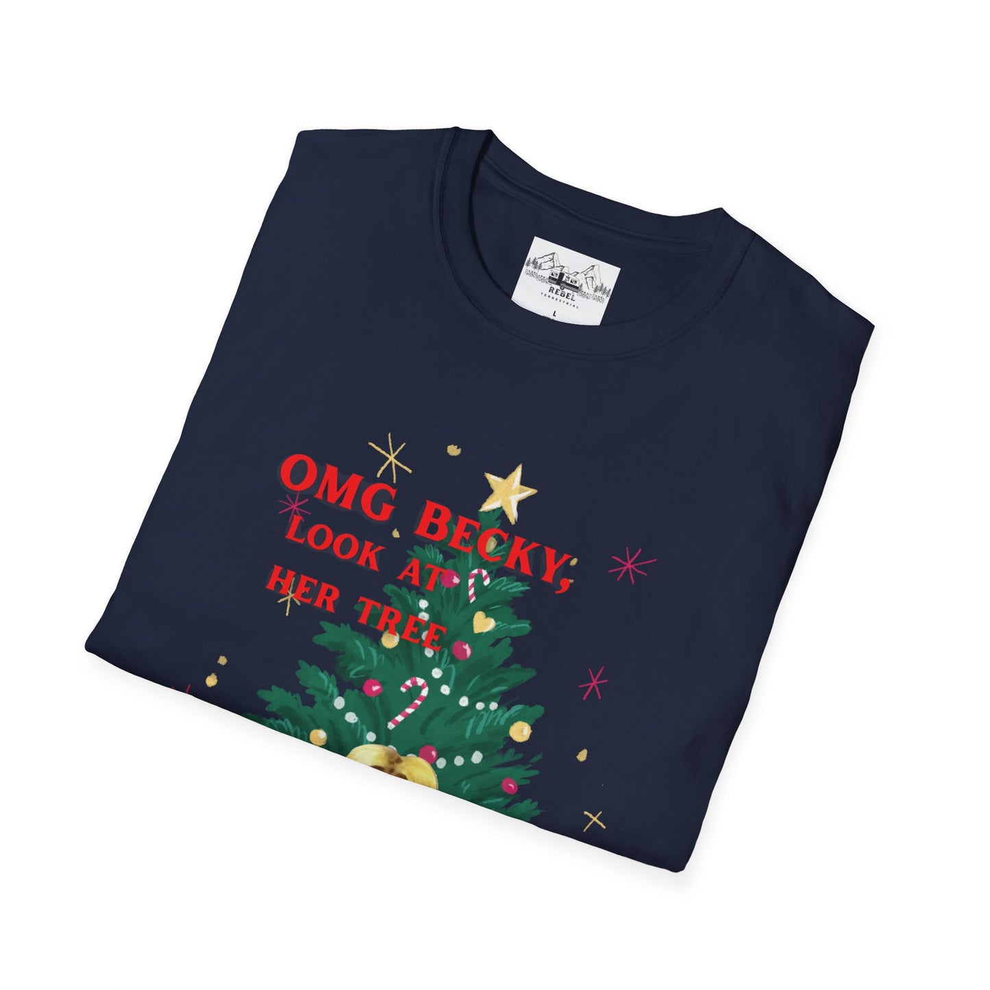 OMG Becky, Look at Her Tree - Vintage Holiday Rap Tee