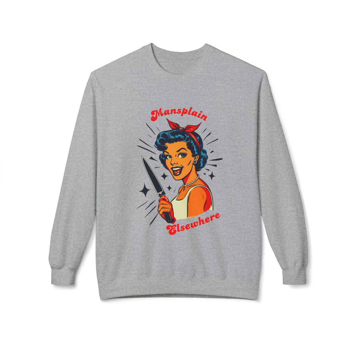 Mansplain Elsewhere Crewneck Sweatshirt
