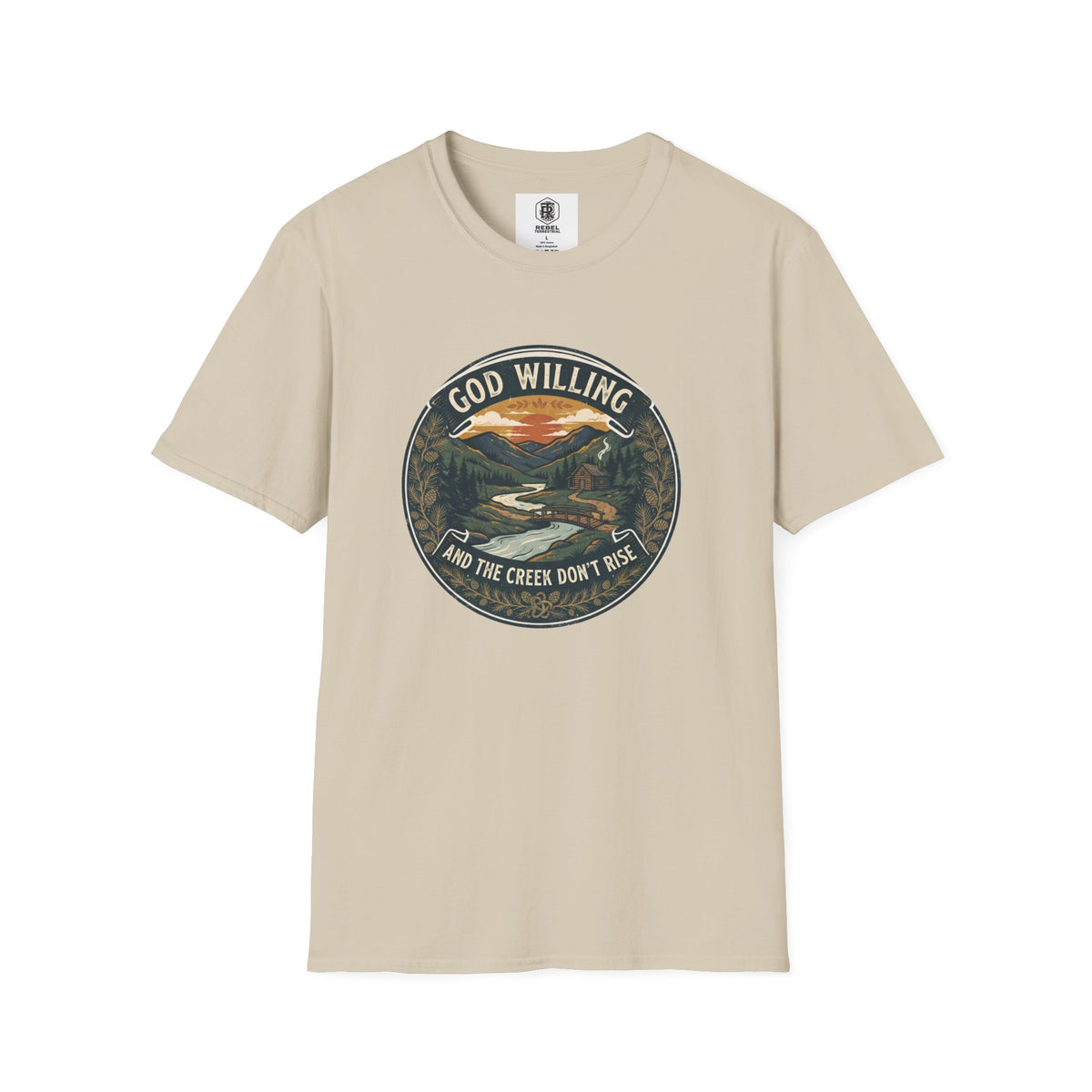 Creek Don't Rise Appalachian Motto T-Shirt