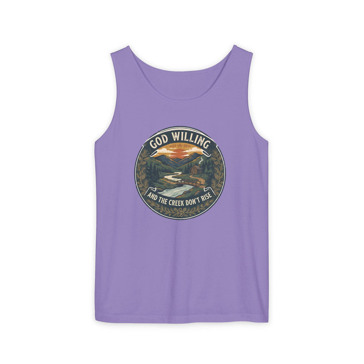 Creek Don't Rise Appalachian Motto Tank Top