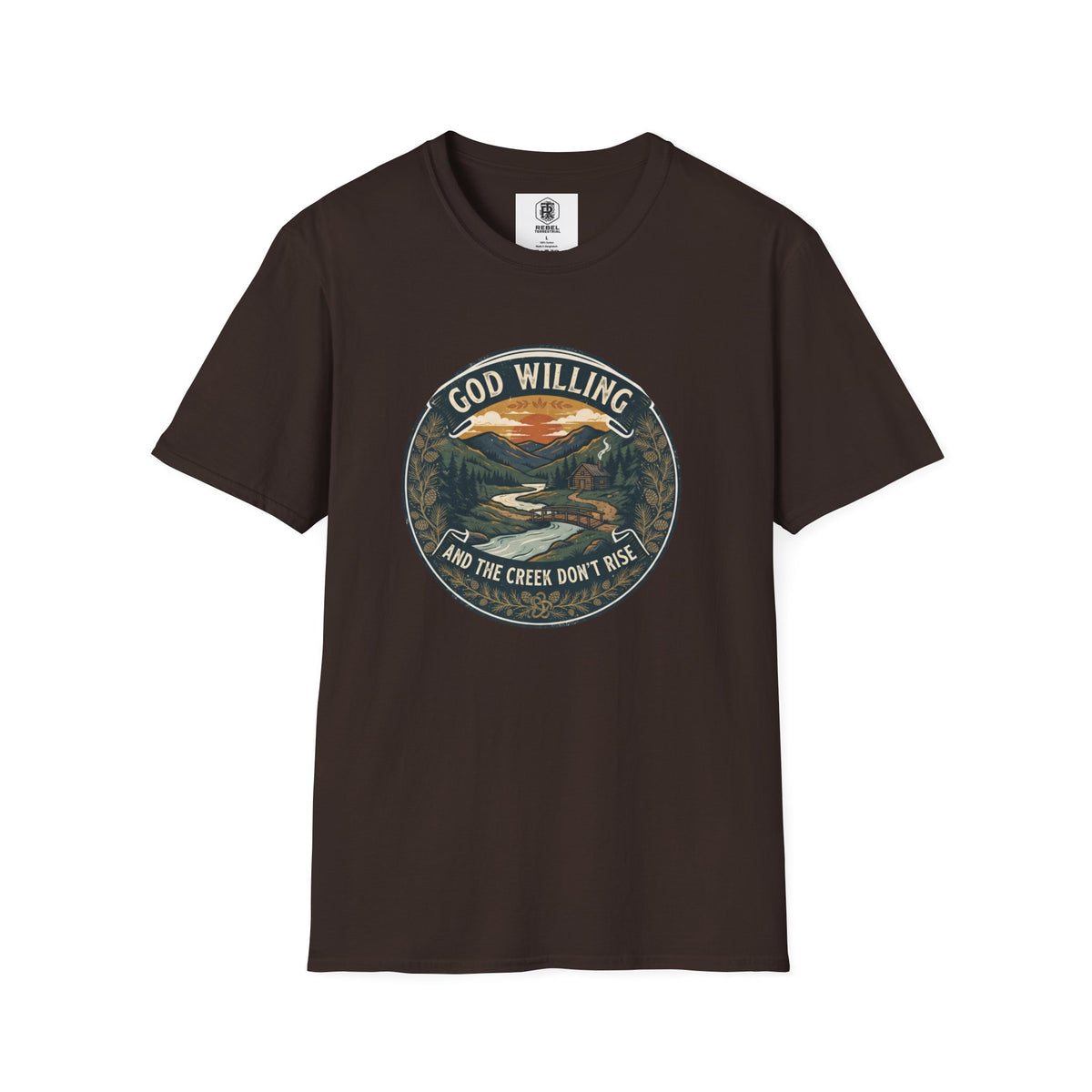 Creek Don't Rise Appalachian Motto T-Shirt