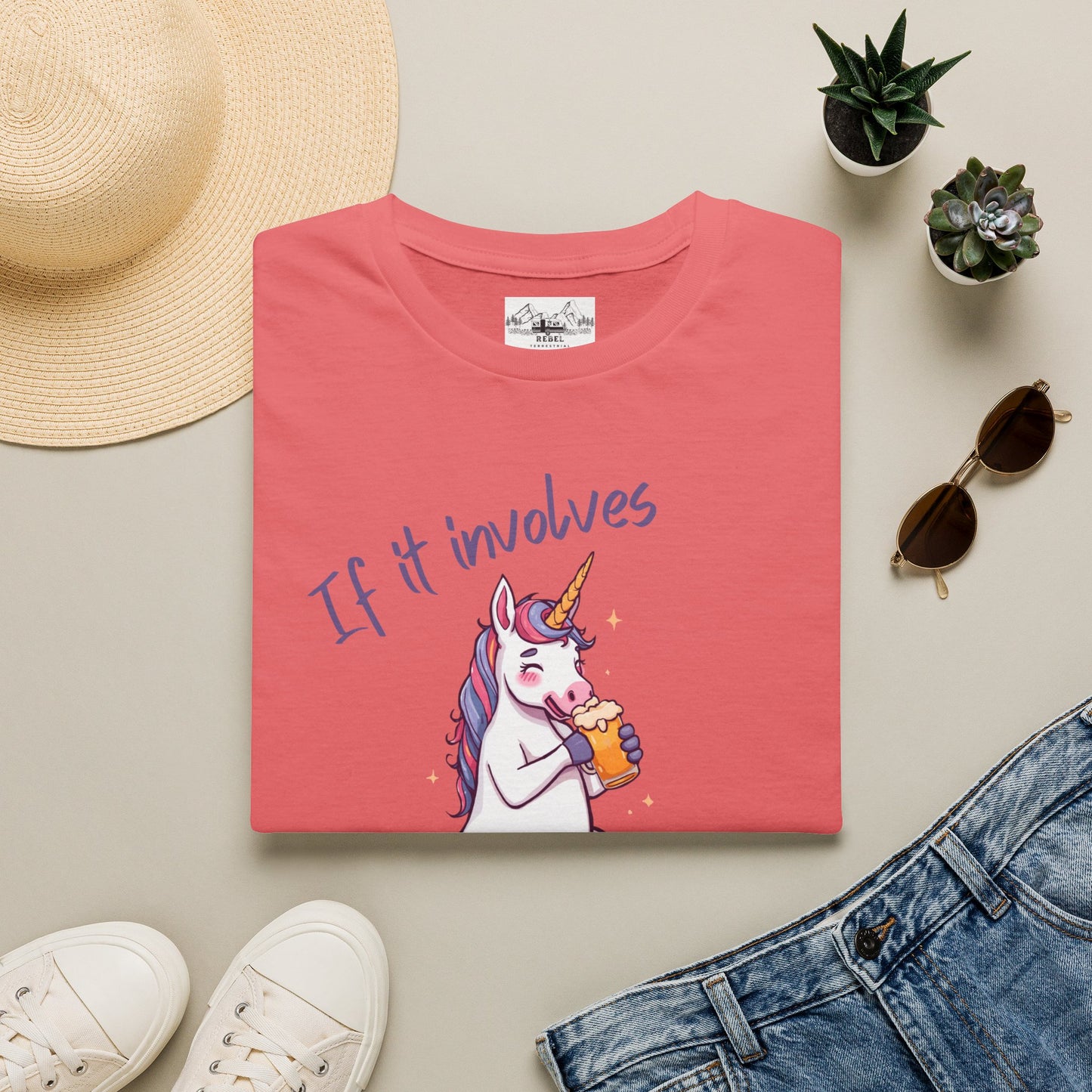 Unicorns & Drinking Graphic Tee
