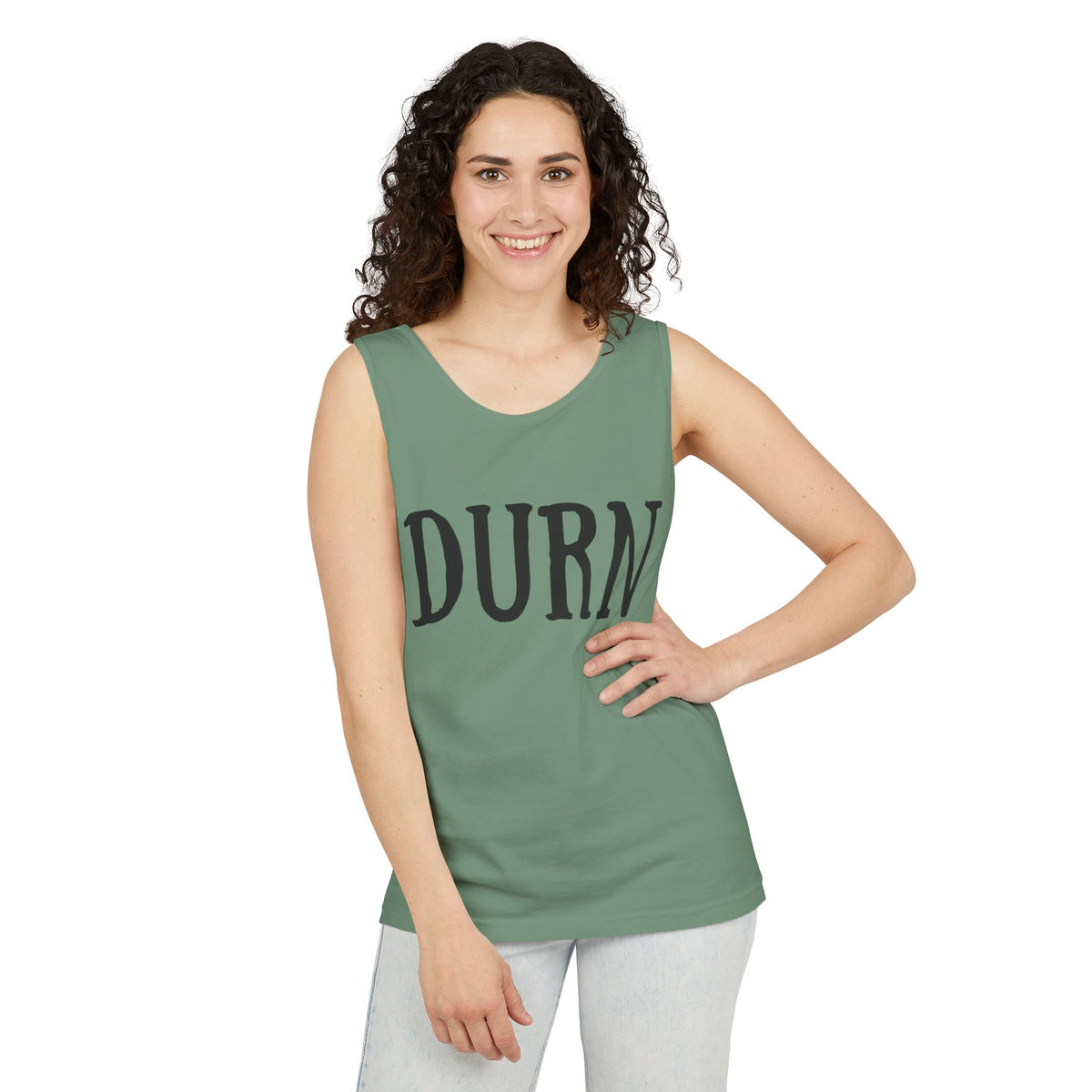 DURN Southern Slang Garment-Dyed Tank Top