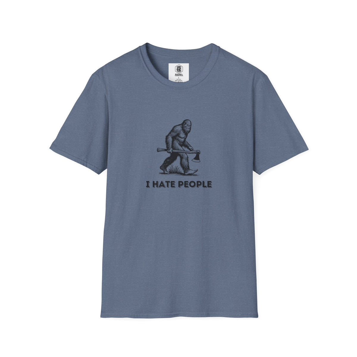 I Hate People – Bigfoot Unisex Softstyle T-Shirt