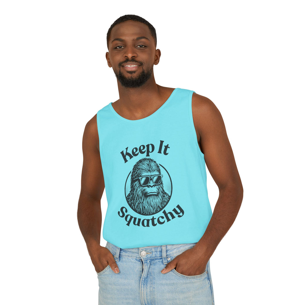 Keep It Squatchy Bigfoot Unisex Tank Top