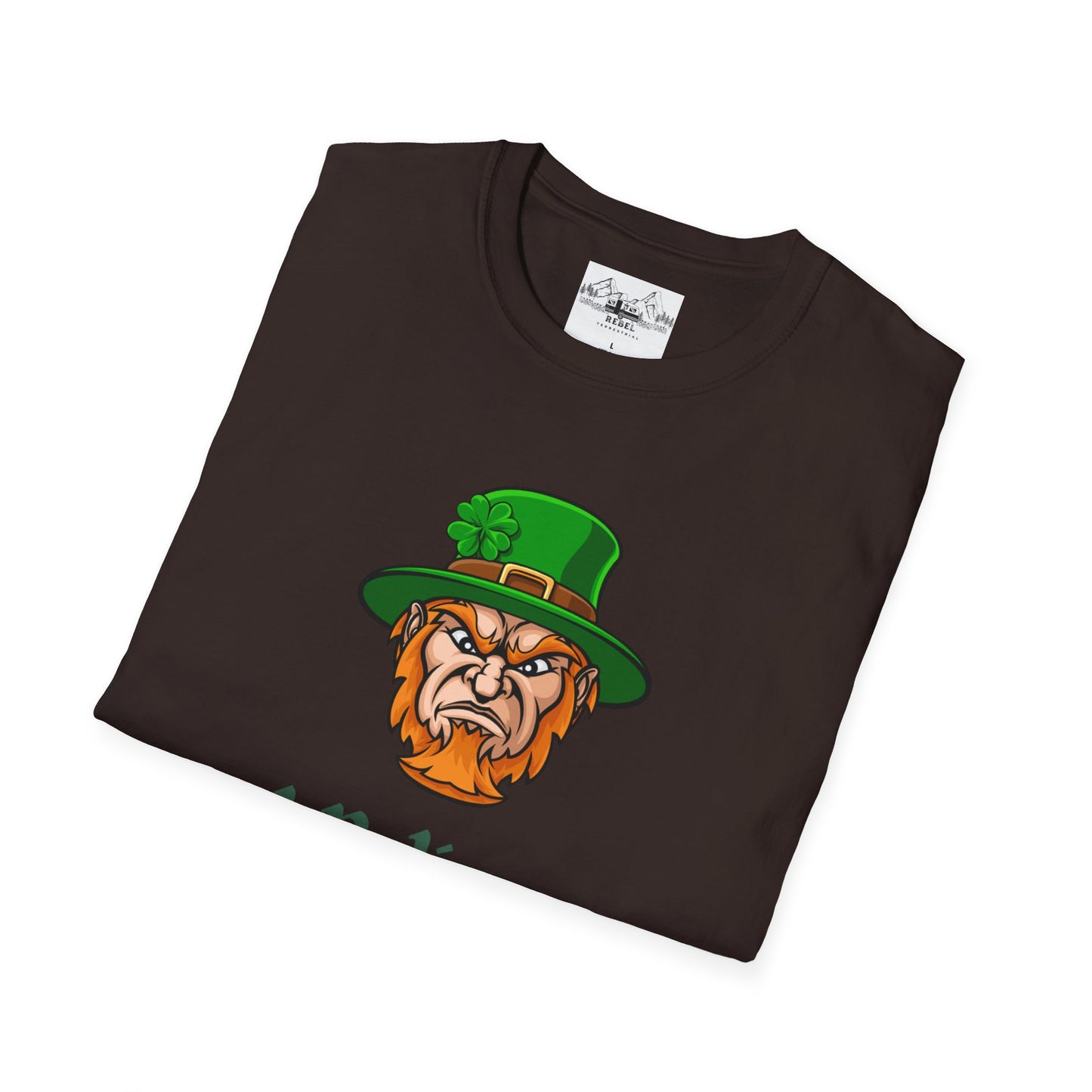 "I Believe" Angry Leprechaun Graphic Tee – Playful Celtic Spirit