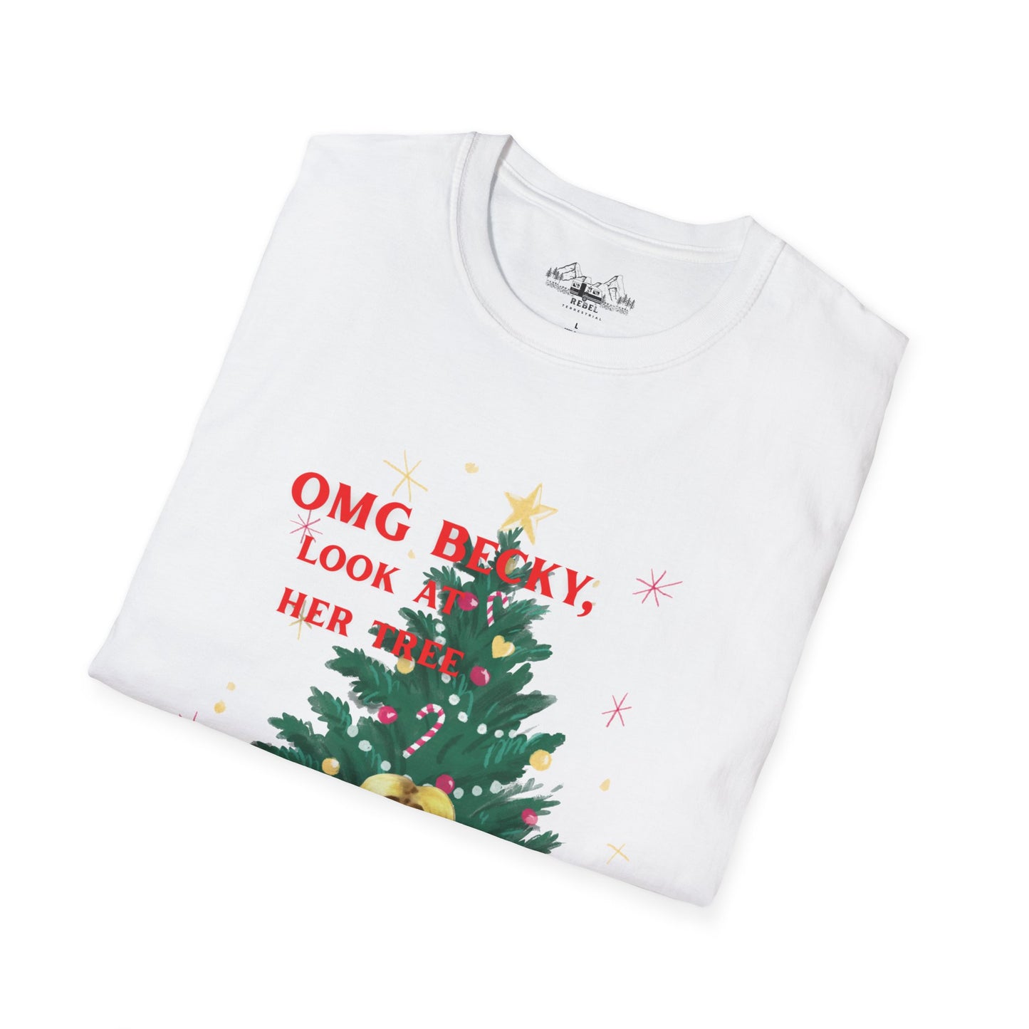 OMG Becky, Look at Her Tree - Vintage Holiday Rap Tee