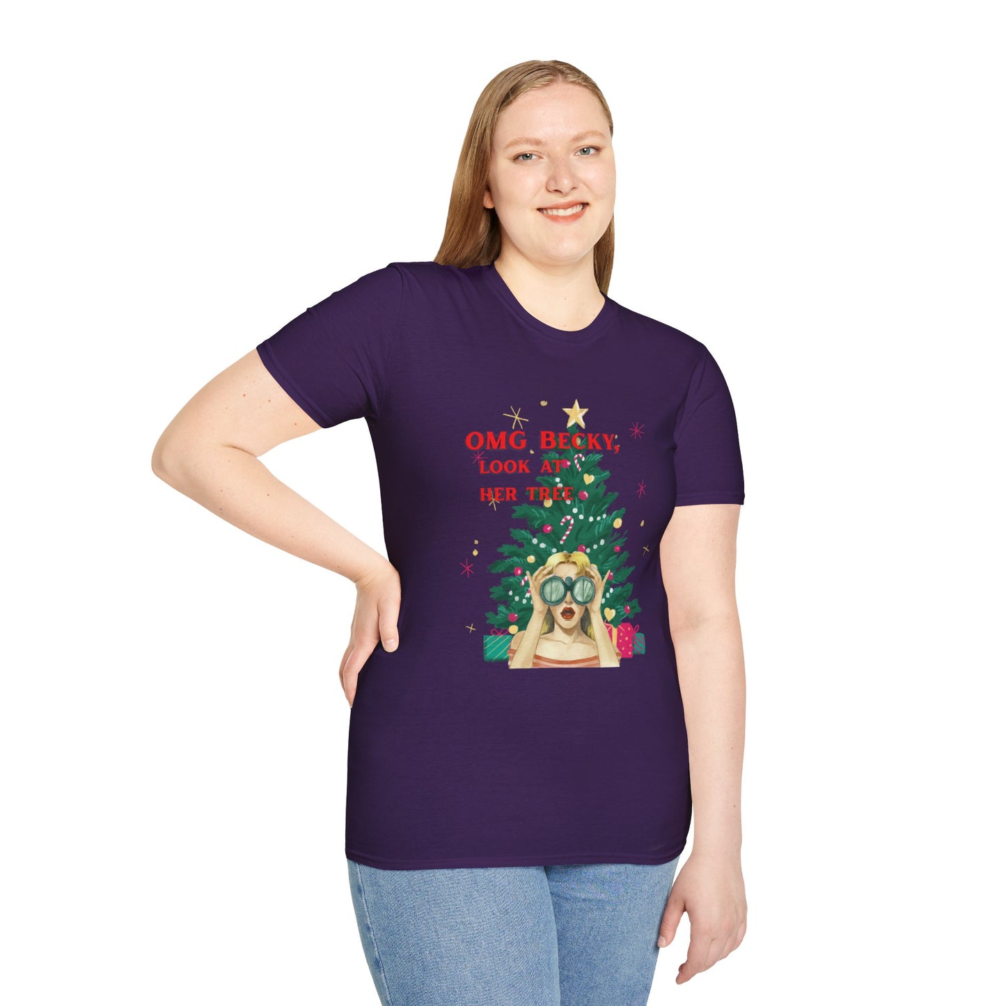 OMG Becky, Look at Her Tree - Vintage Holiday Rap Tee