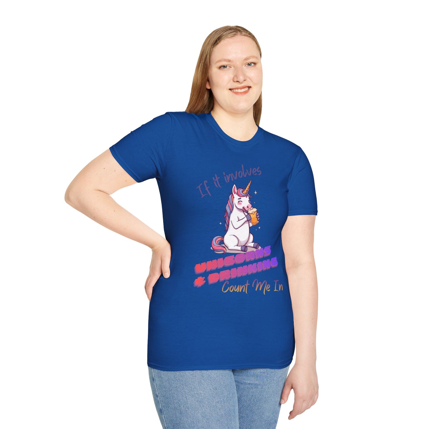 Unicorns & Drinking Graphic Tee