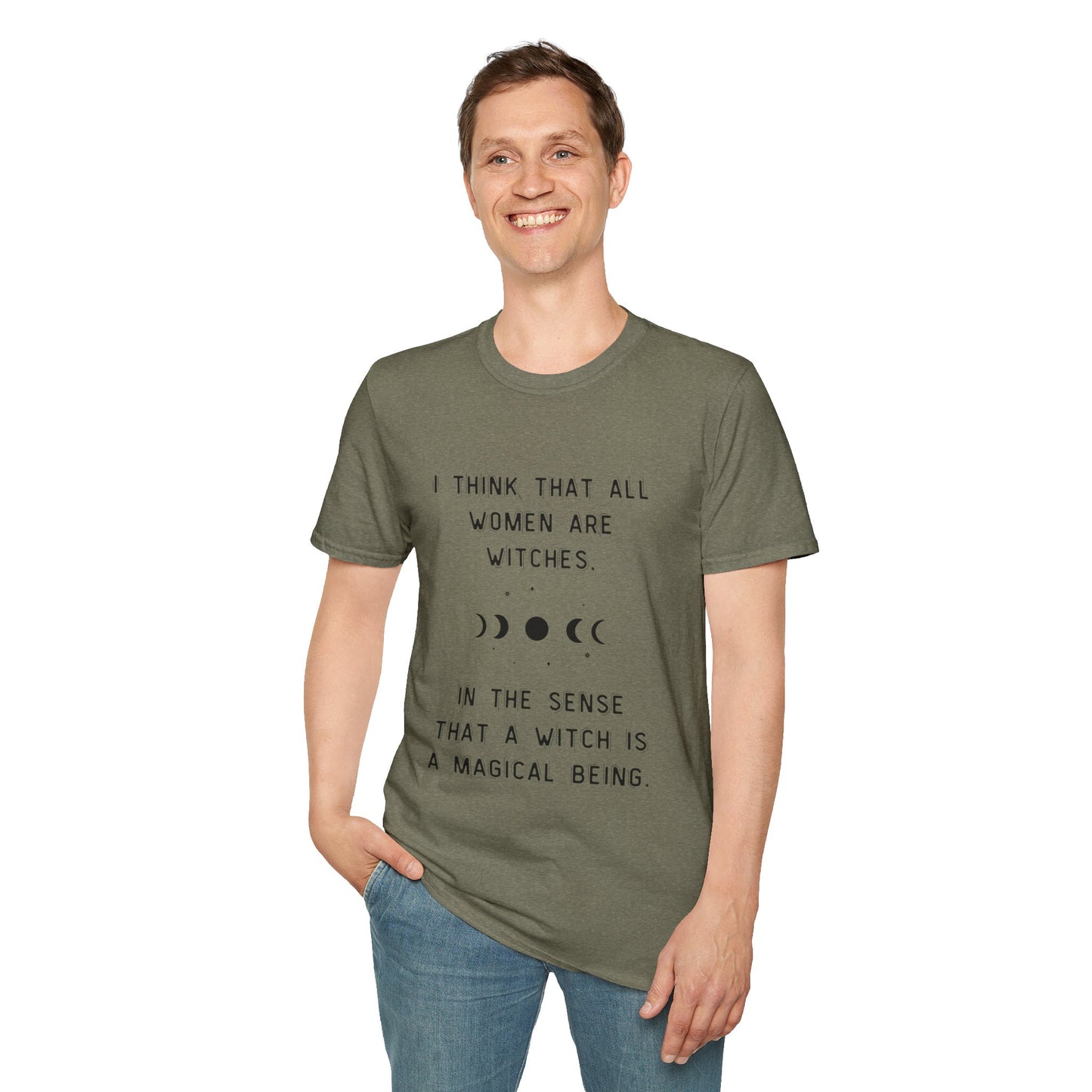 I Believe All Women Are Witches T-Shirt - Phases of the Moon