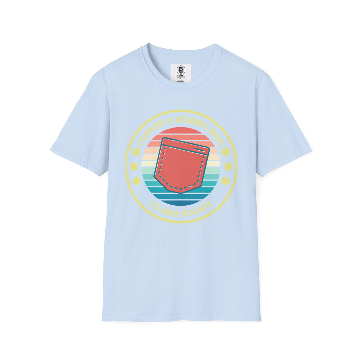 I Support a Woman’s Right to Have Pockets – Retro T-Shirt