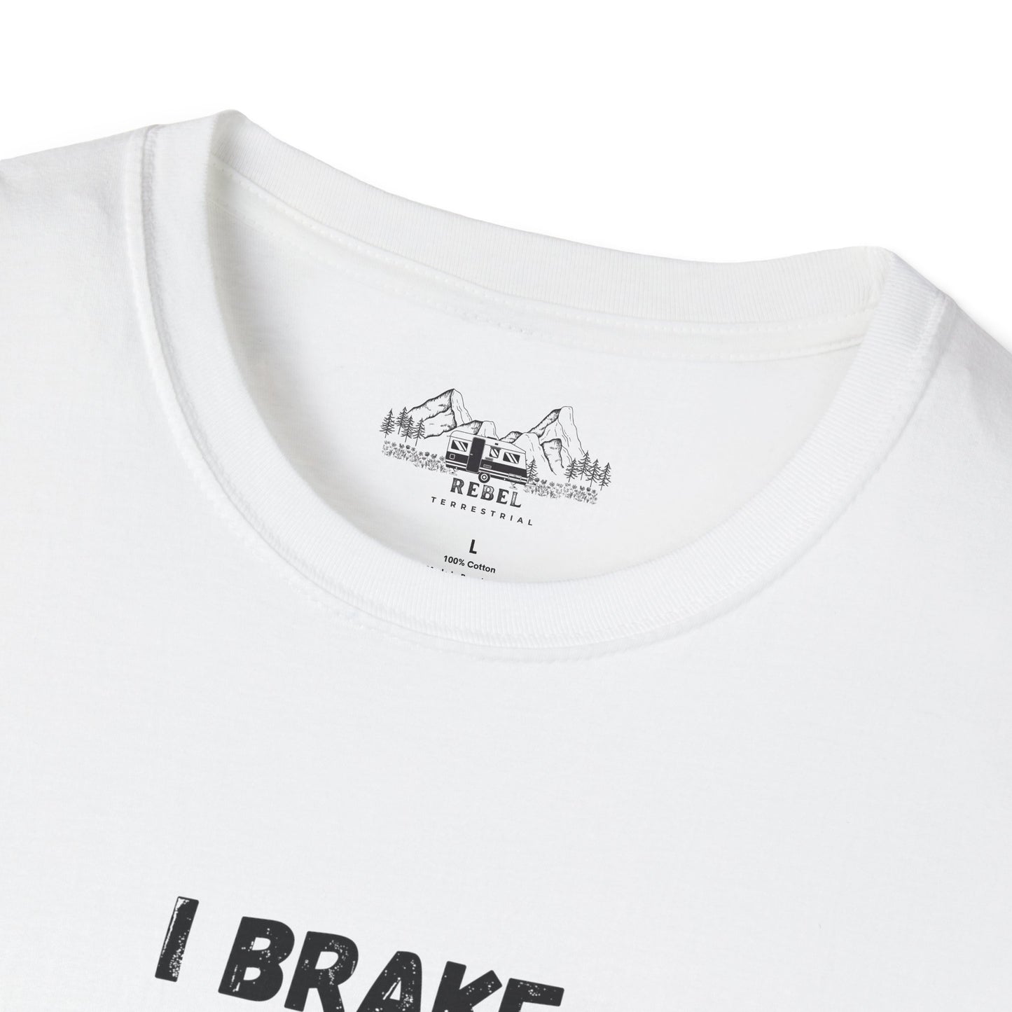 I Brake for Turtles – Funny Motorcycle & Wildlife Awareness Tee