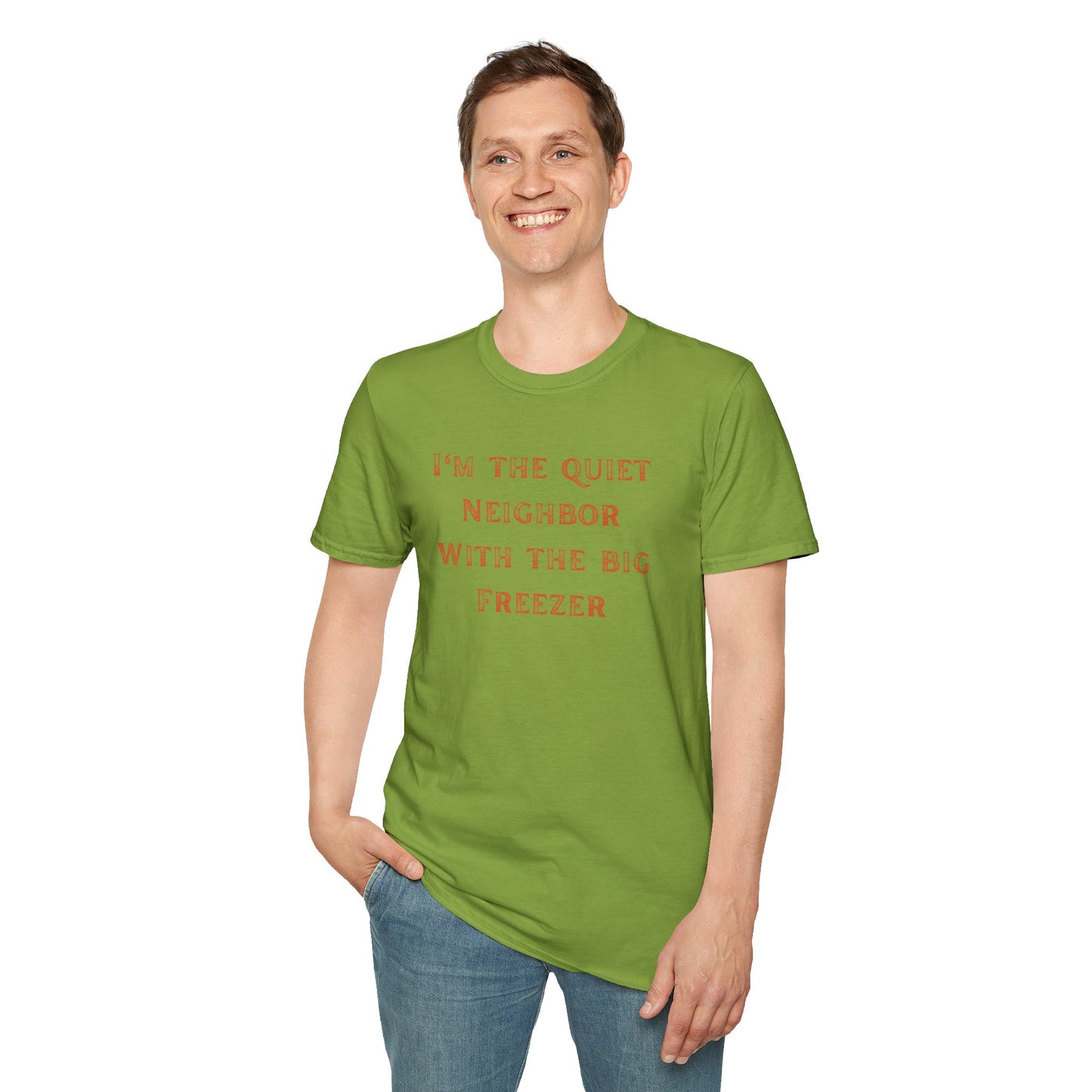 The Quiet Neighbor T-Shirt - Unisex Softstyle Tee