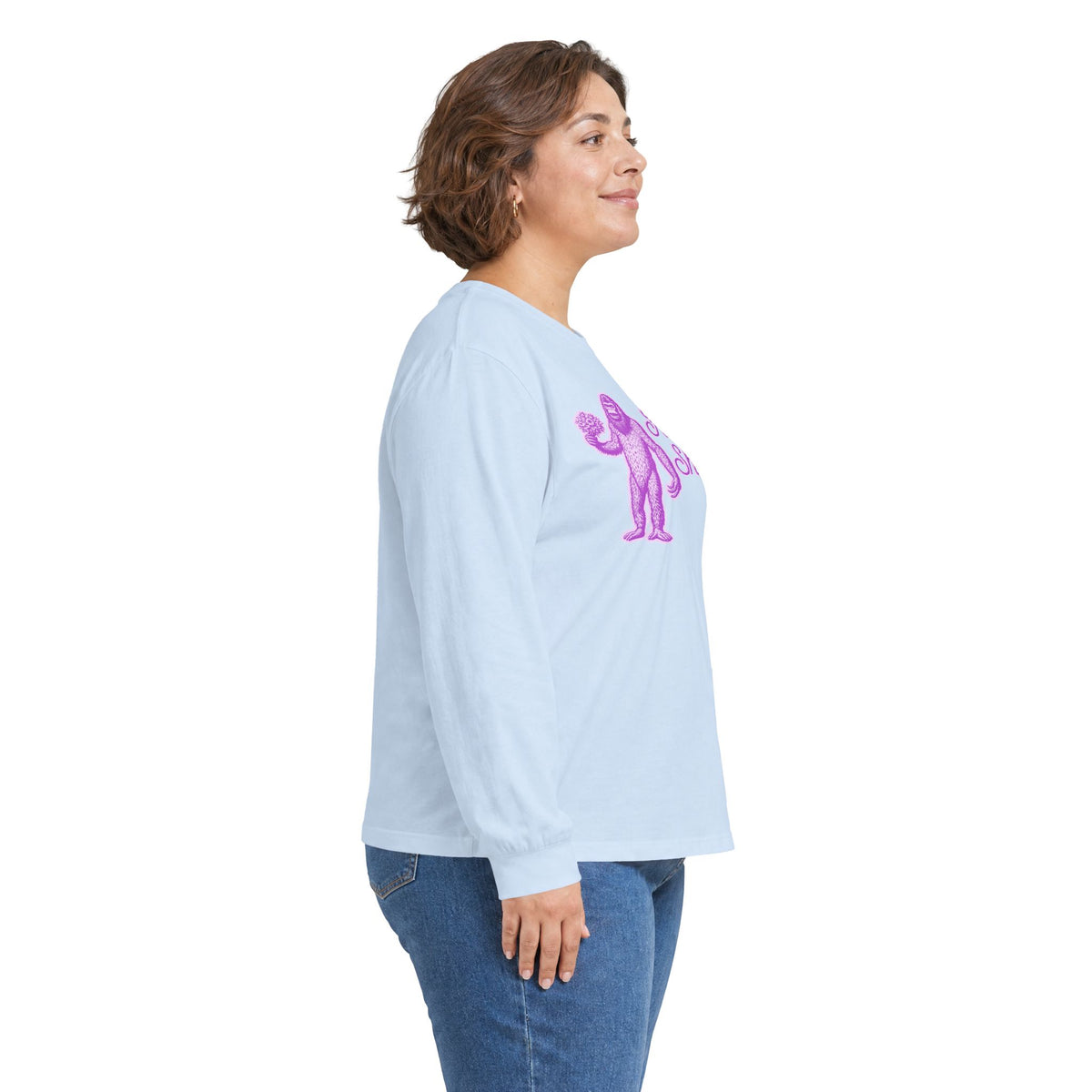 Hey Shuga Bigfoot Unisex Long Sleeve Tee