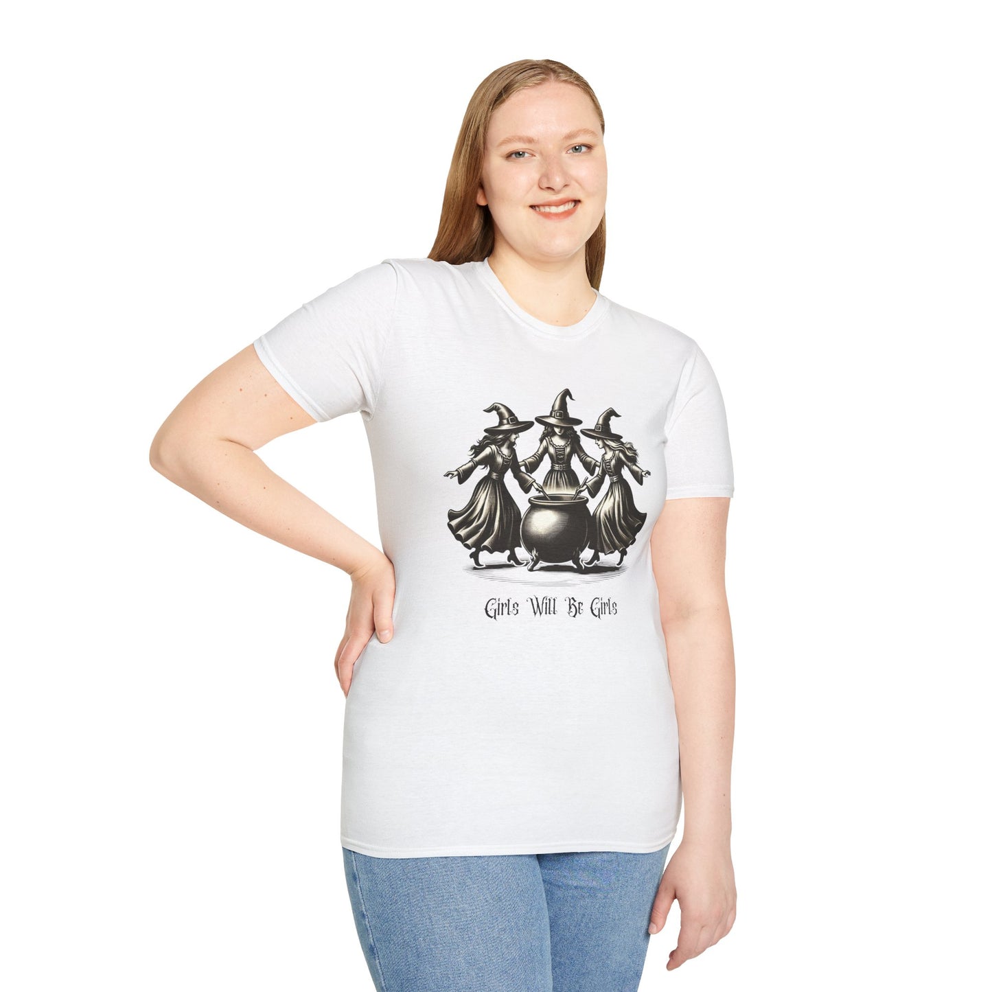 "Girls Will Be Girls" Witches Unisex T-Shirt